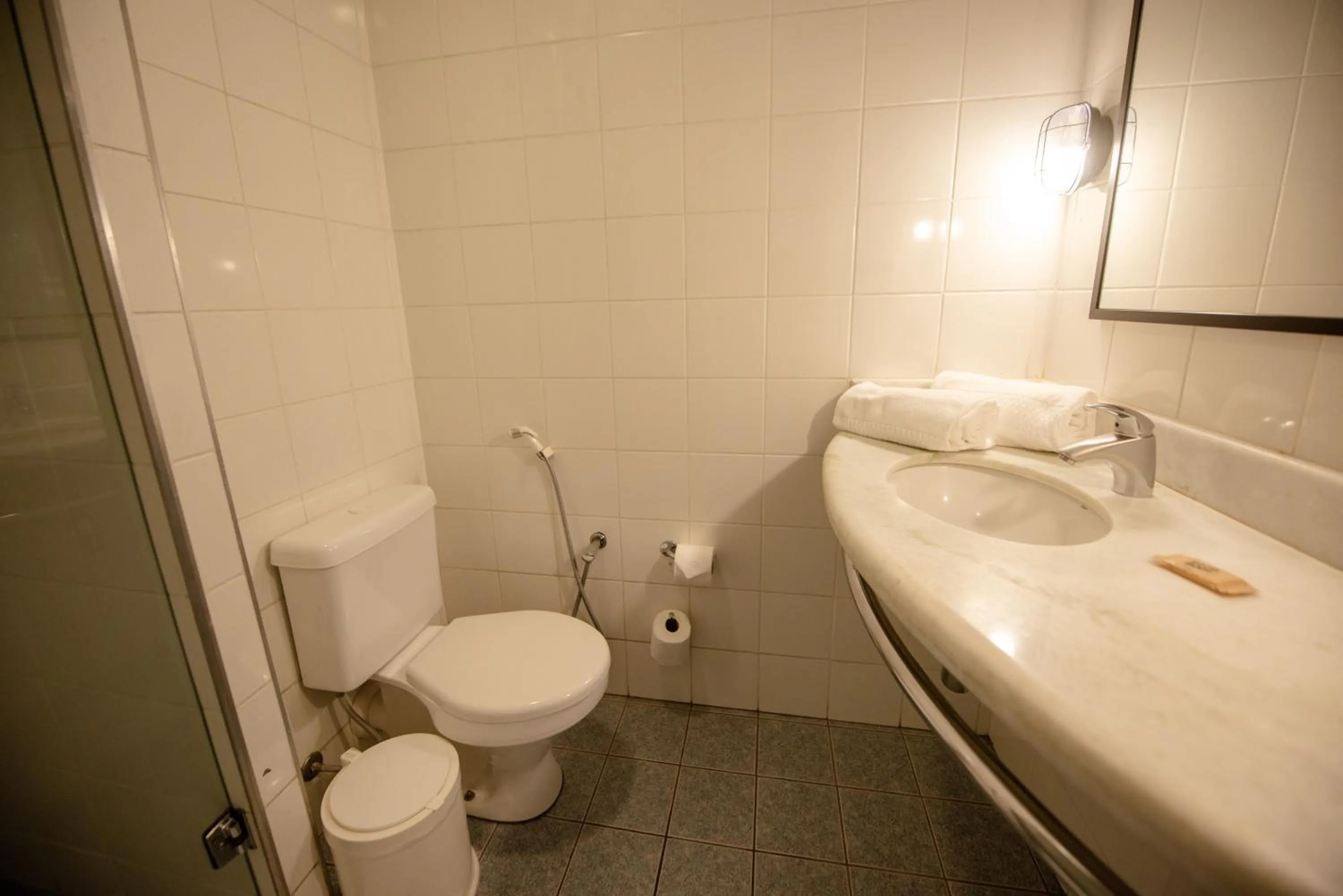 Bathroom in ibis Betim