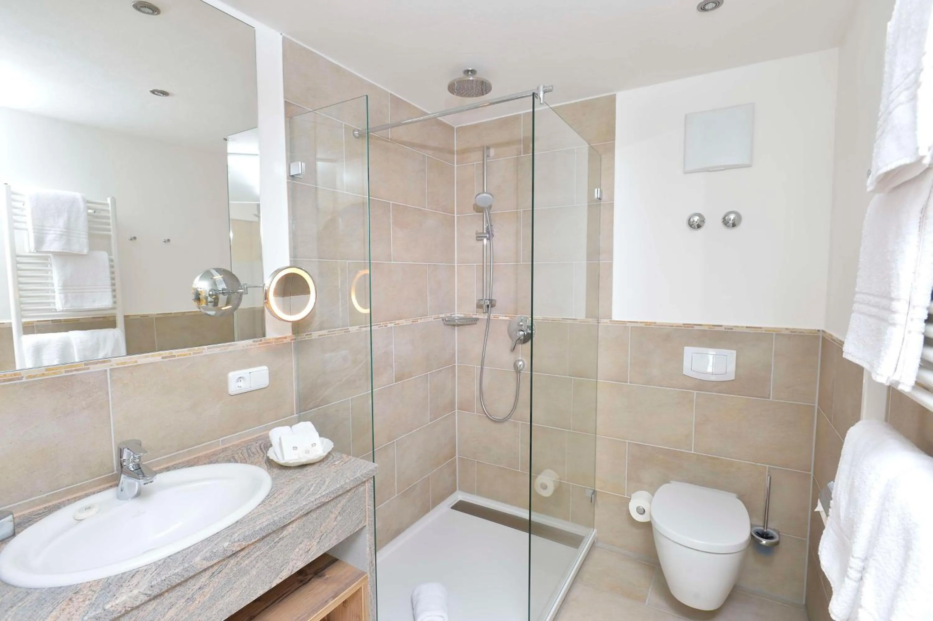 Bathroom in Alpenhof Oberstdorf Hotel & SPA, Signature Collection by BW