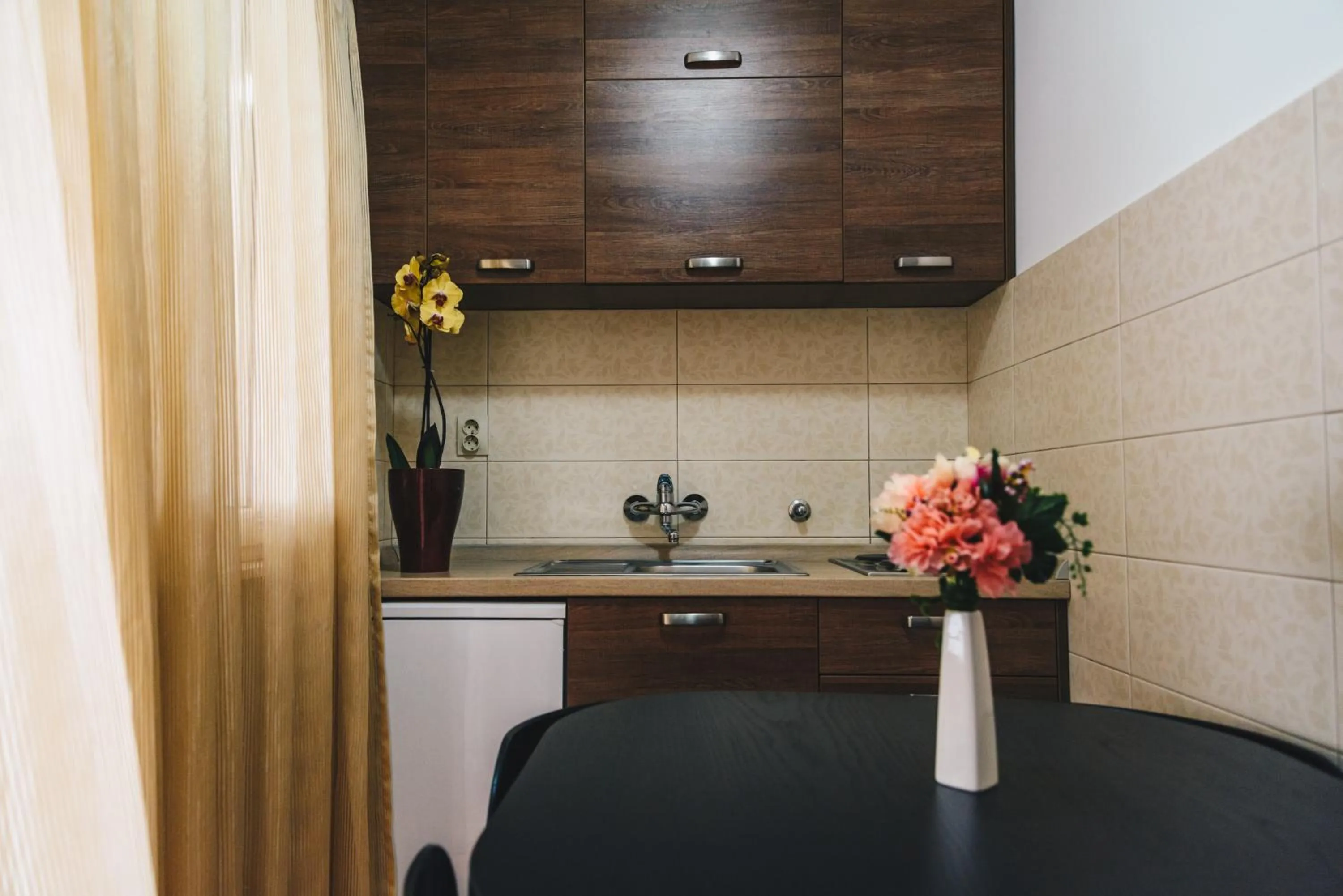 Kitchen or kitchenette in El Mar Apartments