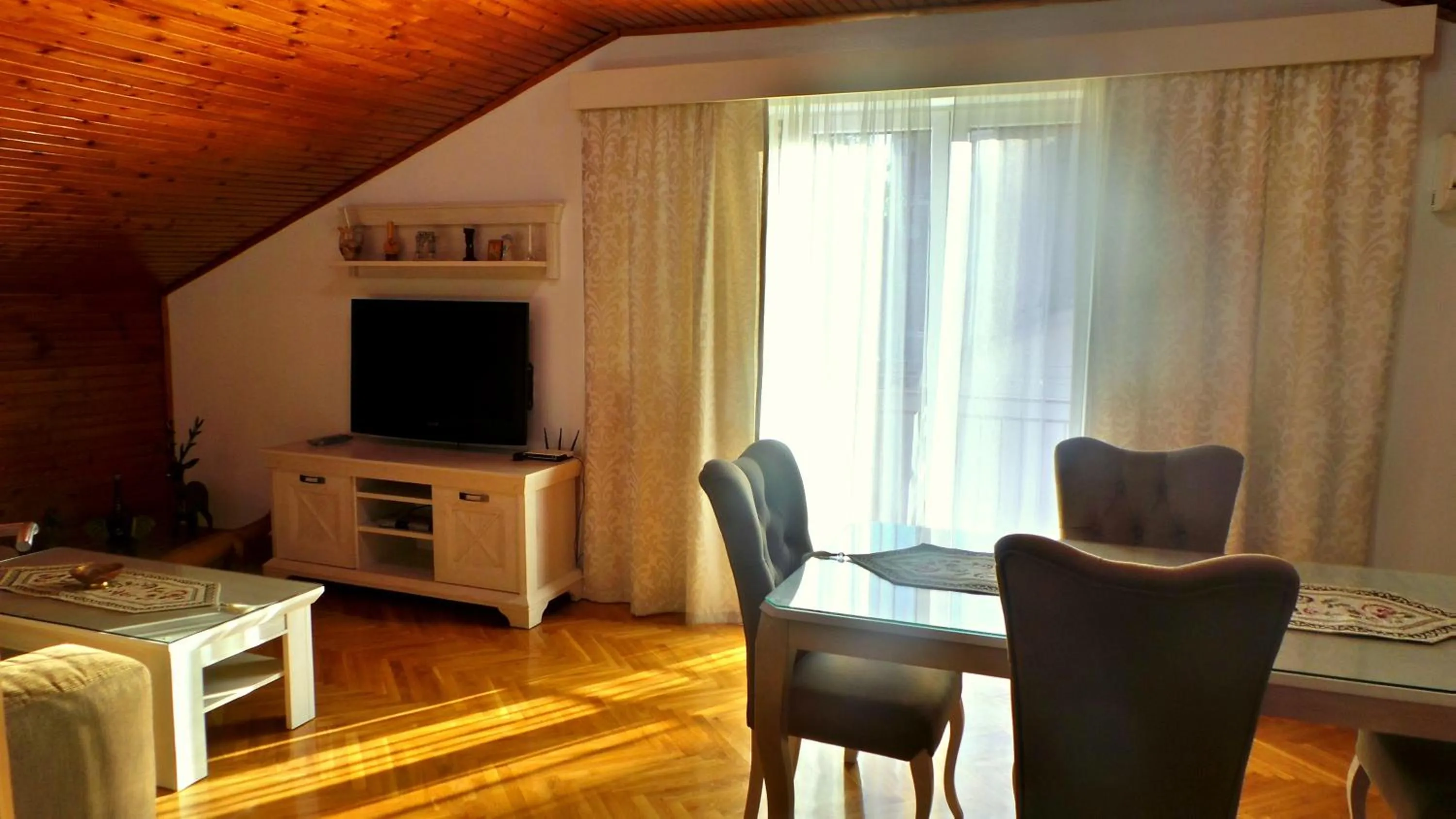 Living room in El Mar Apartments