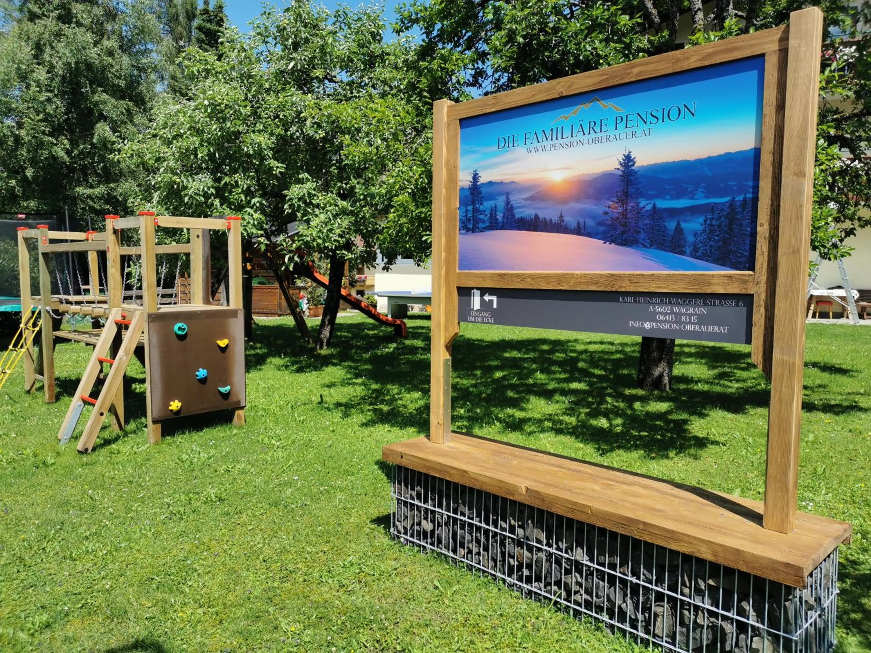 Garden in Hotelpension Oberauer Wagrain