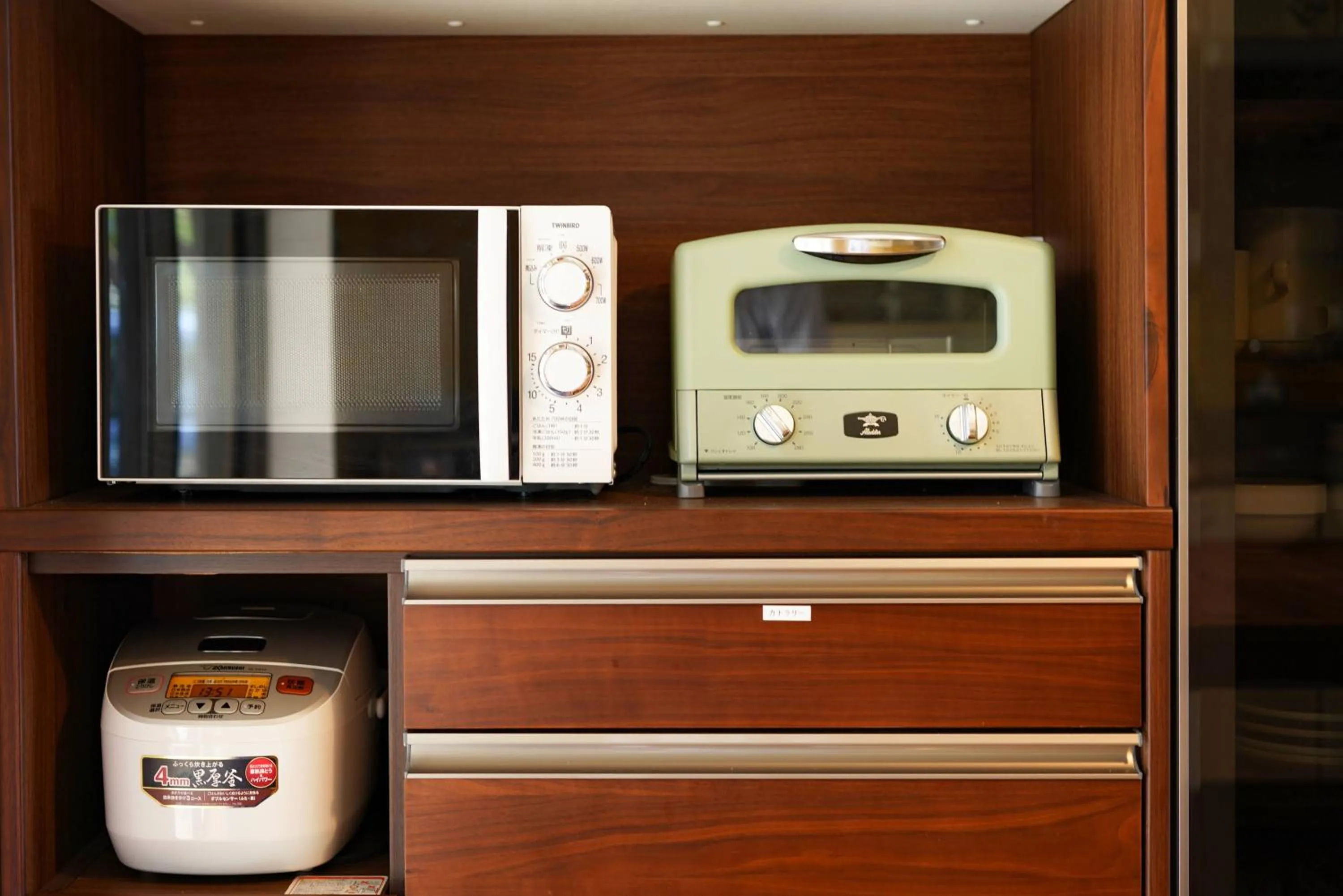 Kitchen or kitchenette in Seaside Villa SASAO