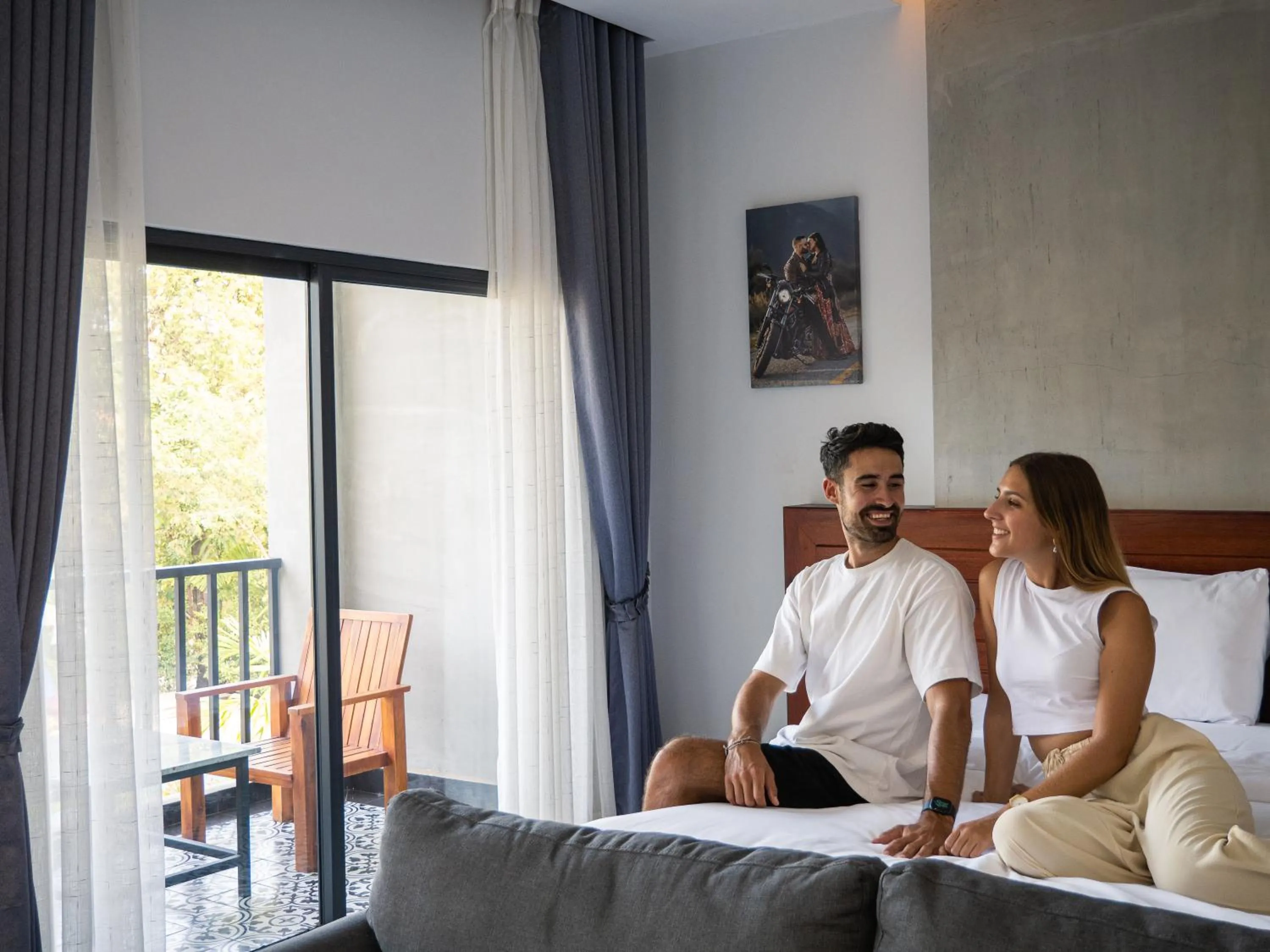 Bedroom, Bed in Kampot Sweet Boutique