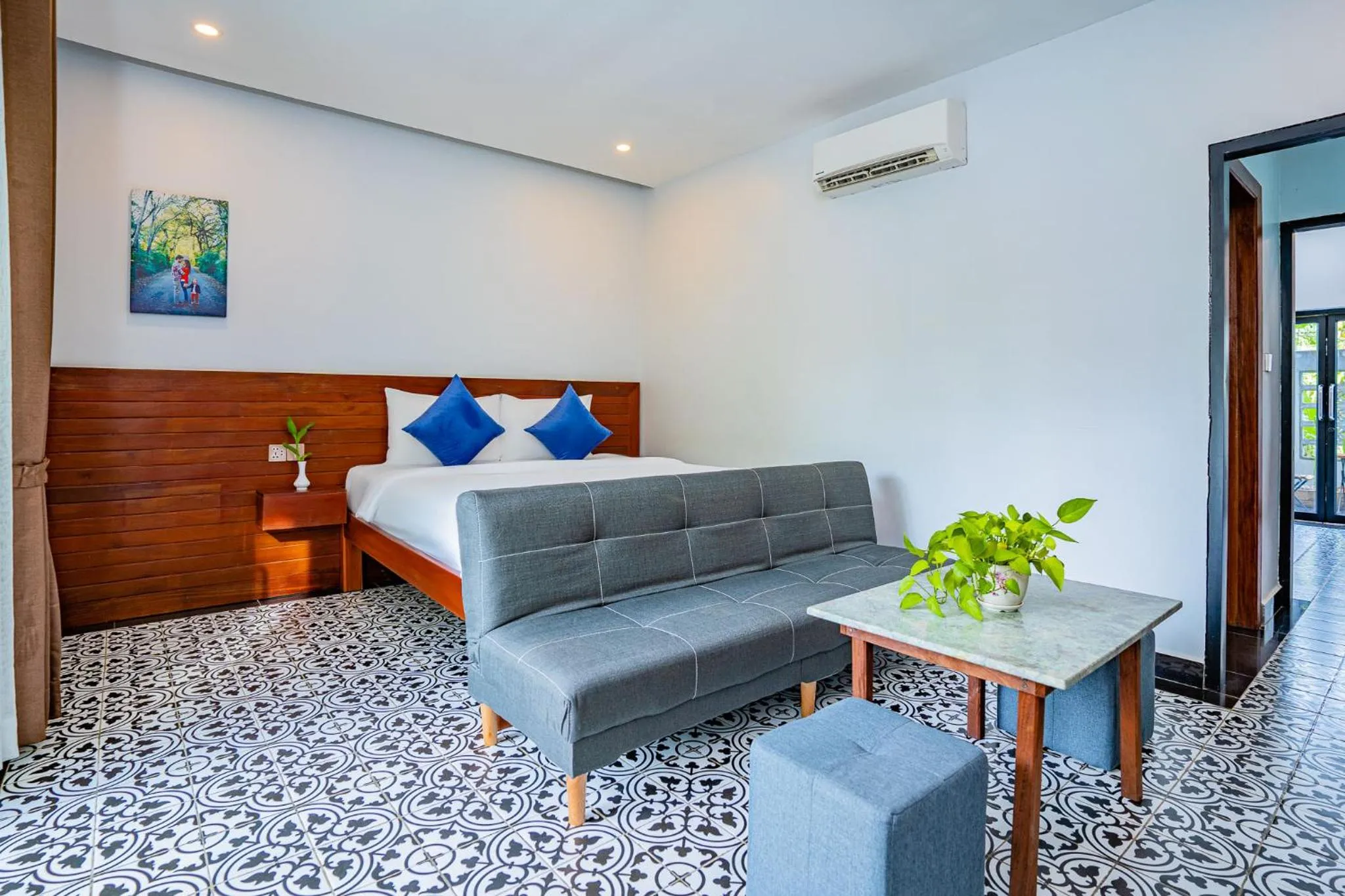 Bedroom, Bed in Kampot Sweet Boutique