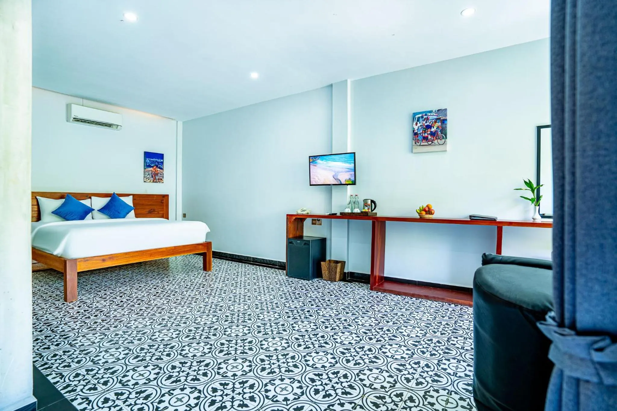 Bedroom, Bed in Kampot Sweet Boutique