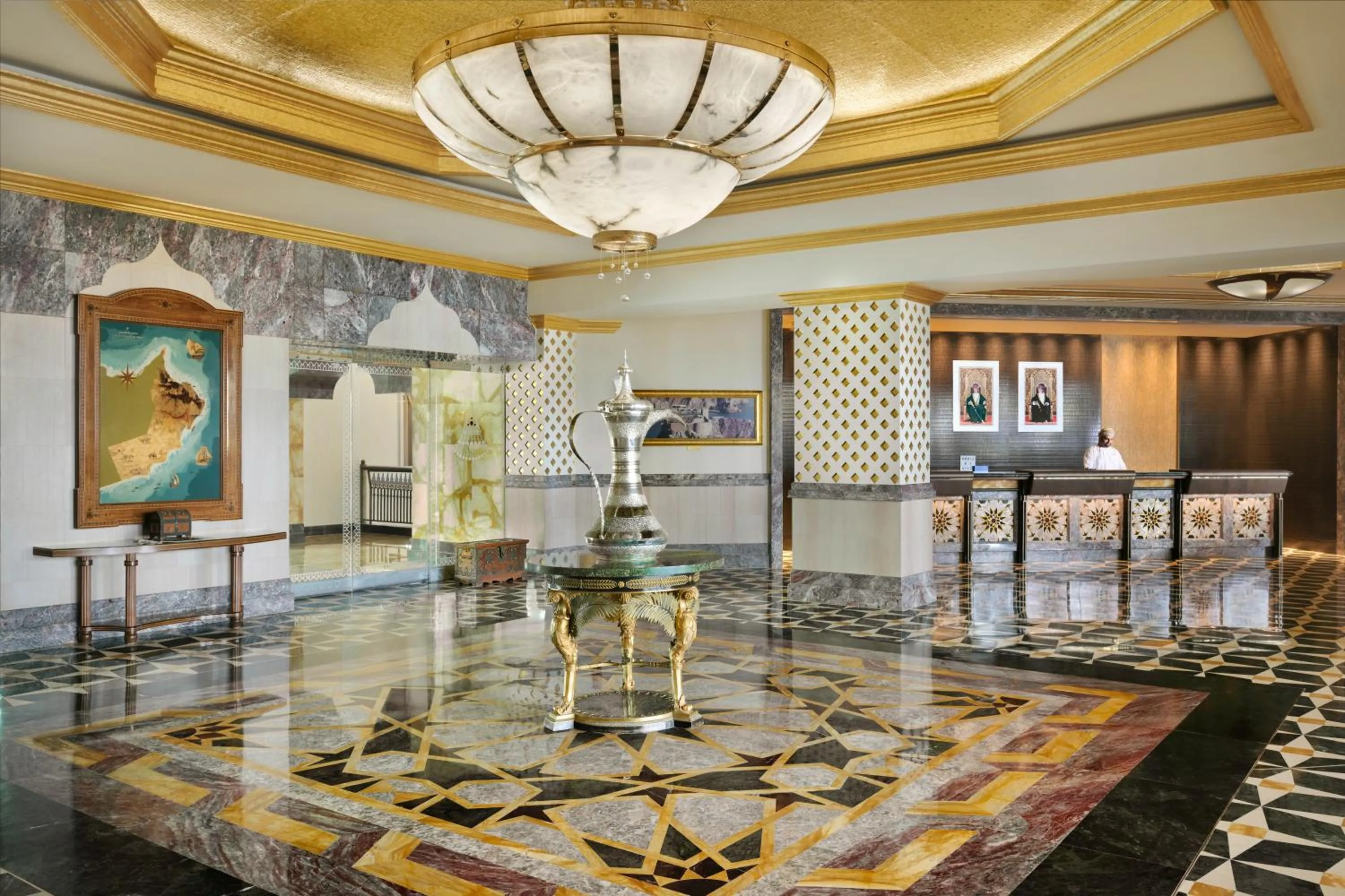Lobby or reception in Grand Hyatt Muscat