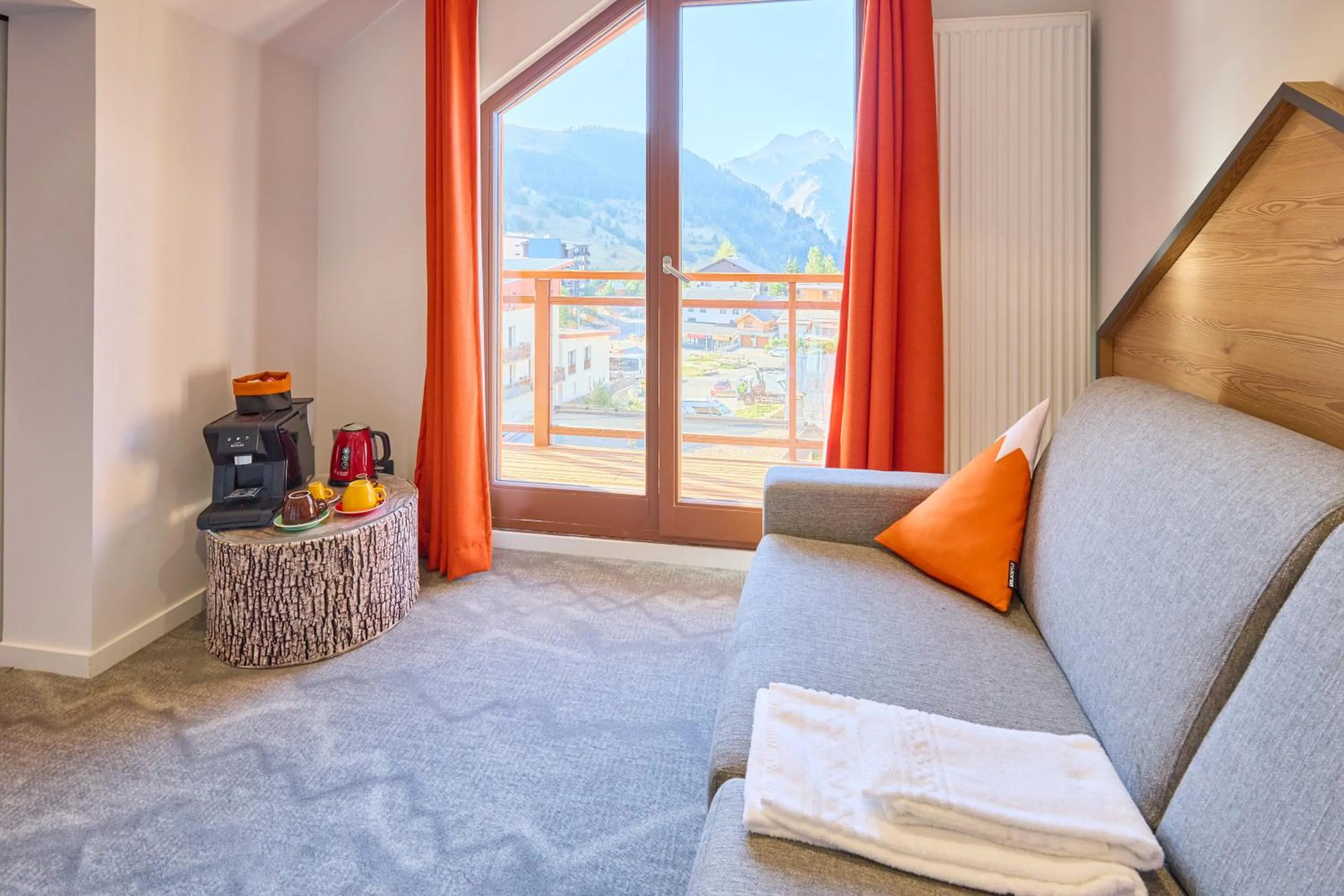 Seating area in Hotel Base Camp Lodge - Les 2 Alpes