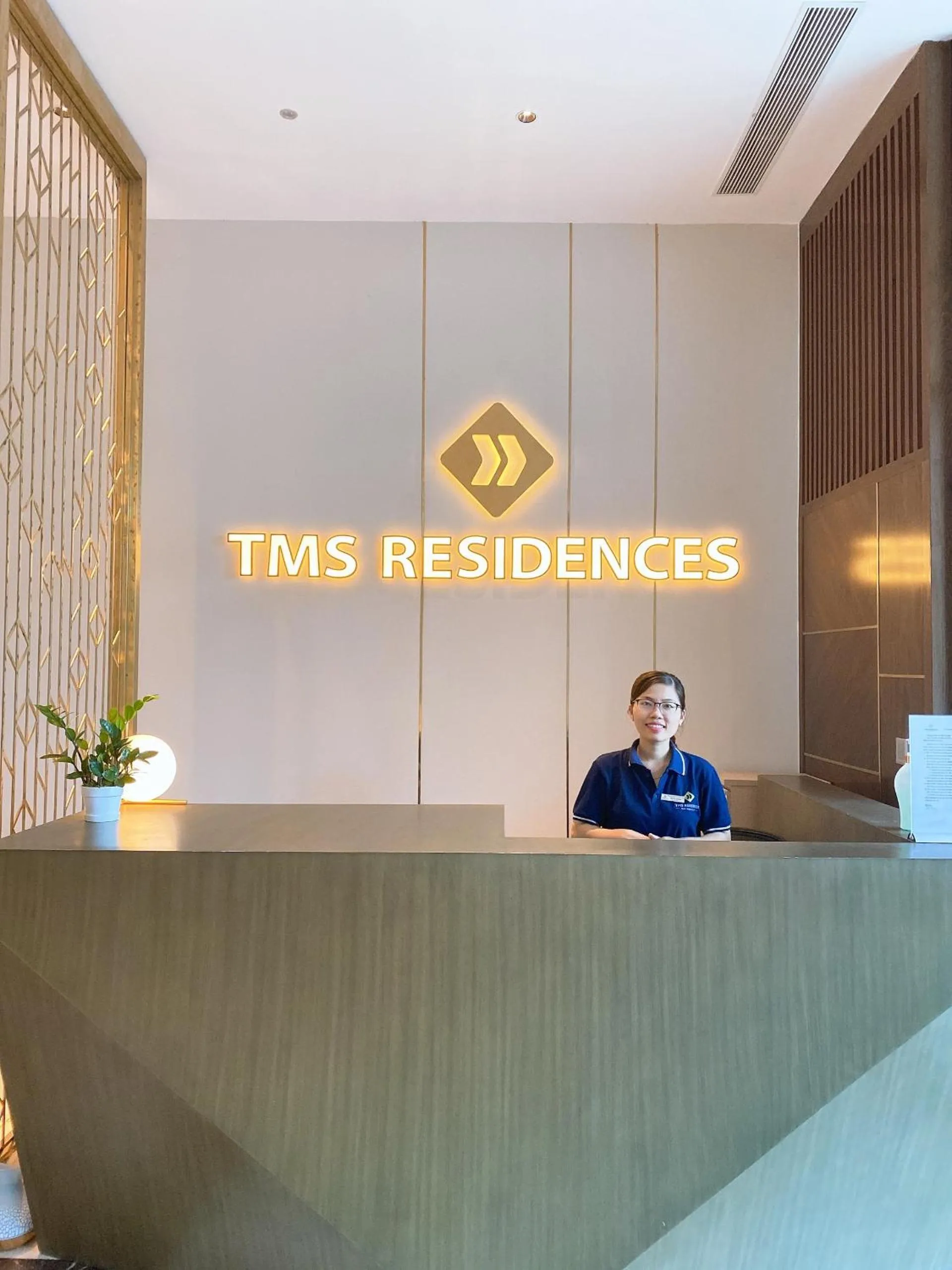 Lobby or reception in TMS Residences Quy Nhon - Official