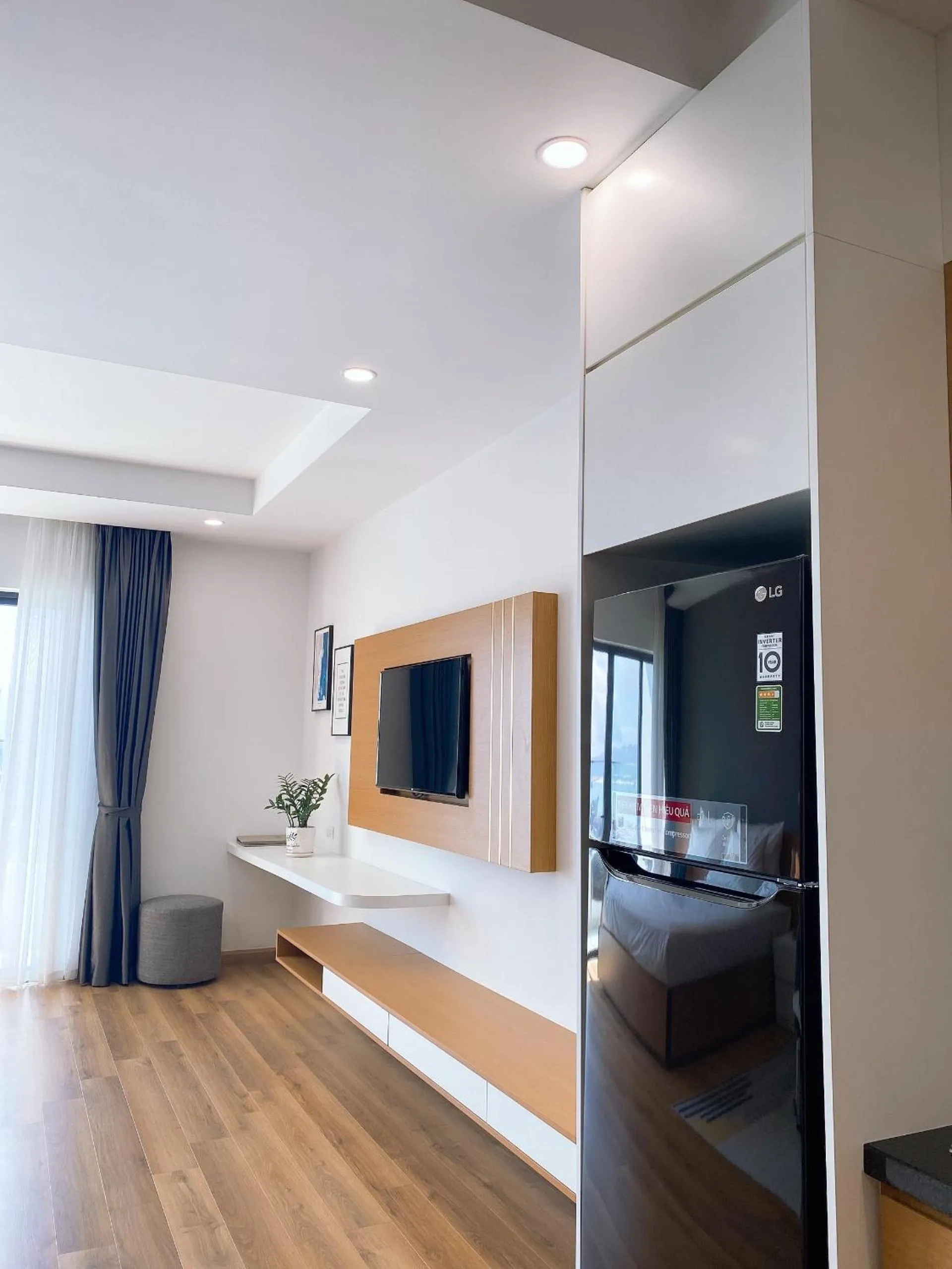 Communal lounge/ TV room, Bed in TMS Residences Quy Nhon - Official