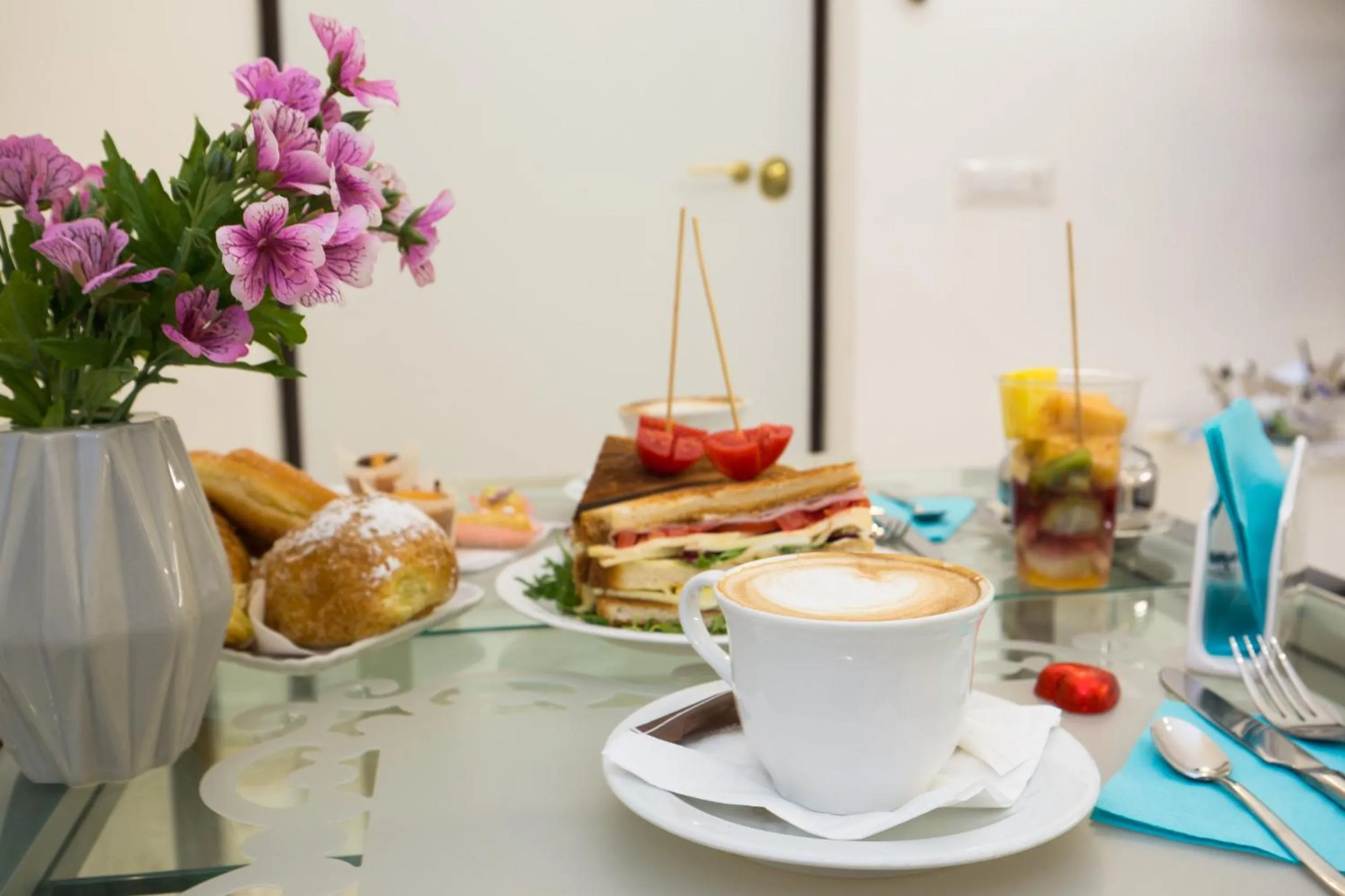Food close-up in Navona Open Space Apartments