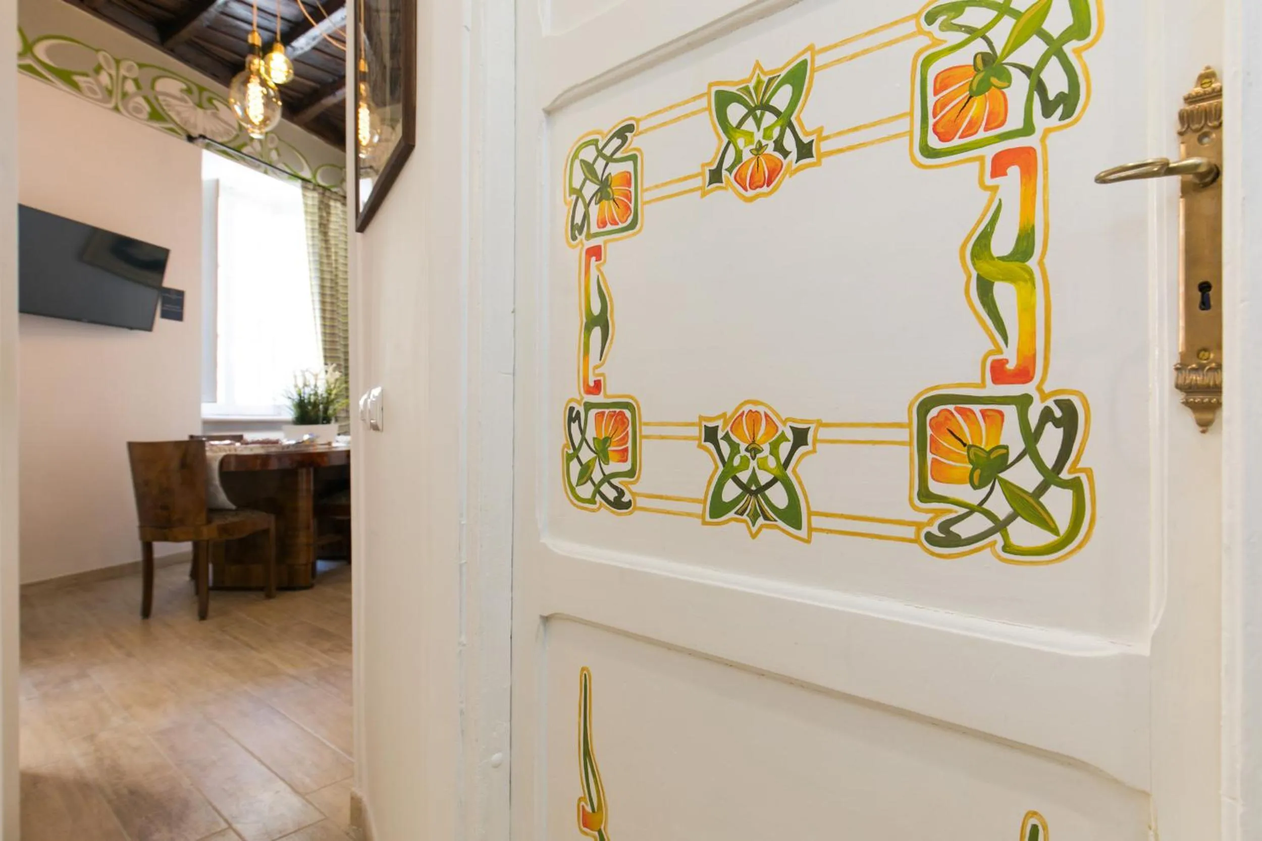 Living room in Navona Open Space Apartments