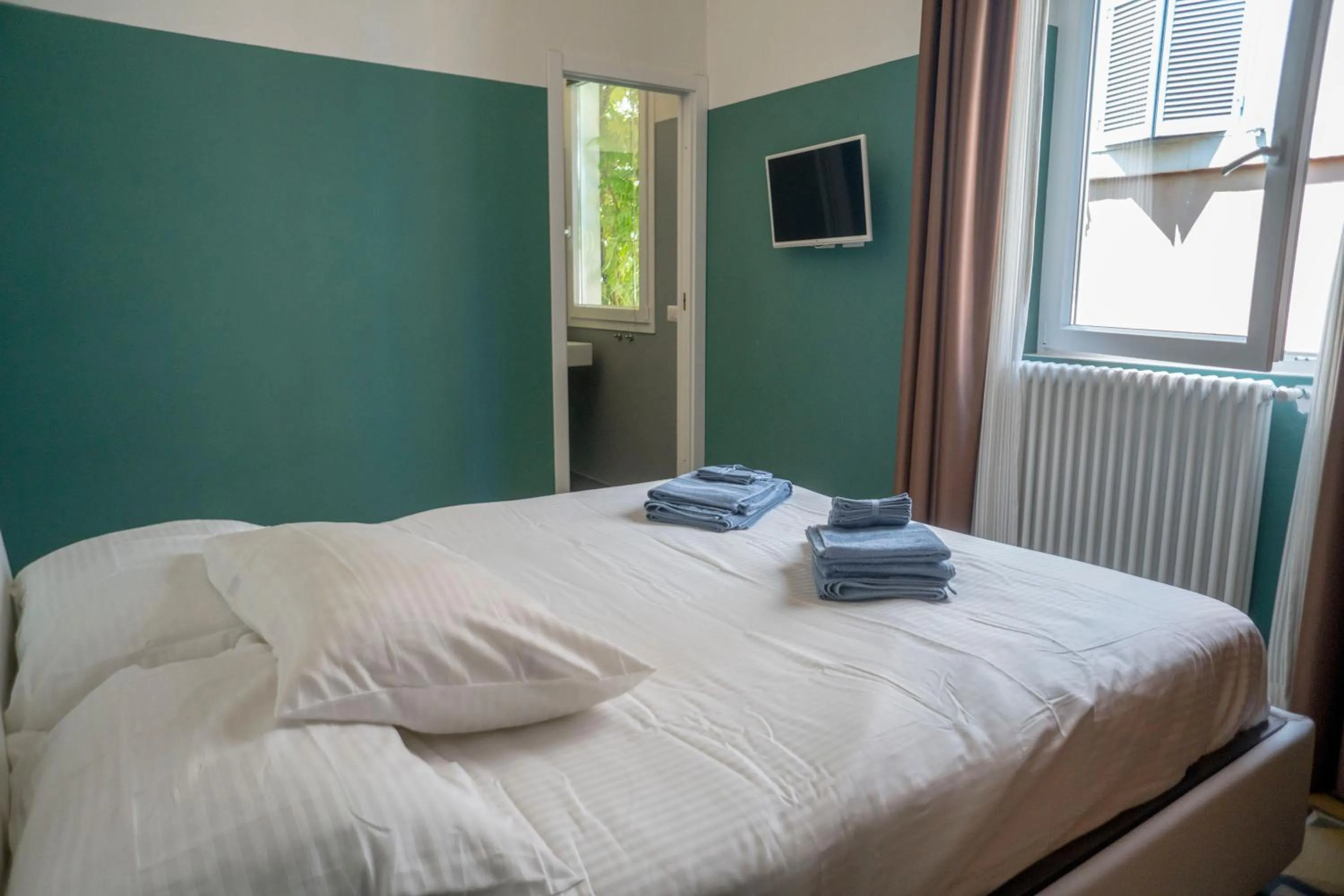 Bedroom, Bed in Navona Open Space Apartments