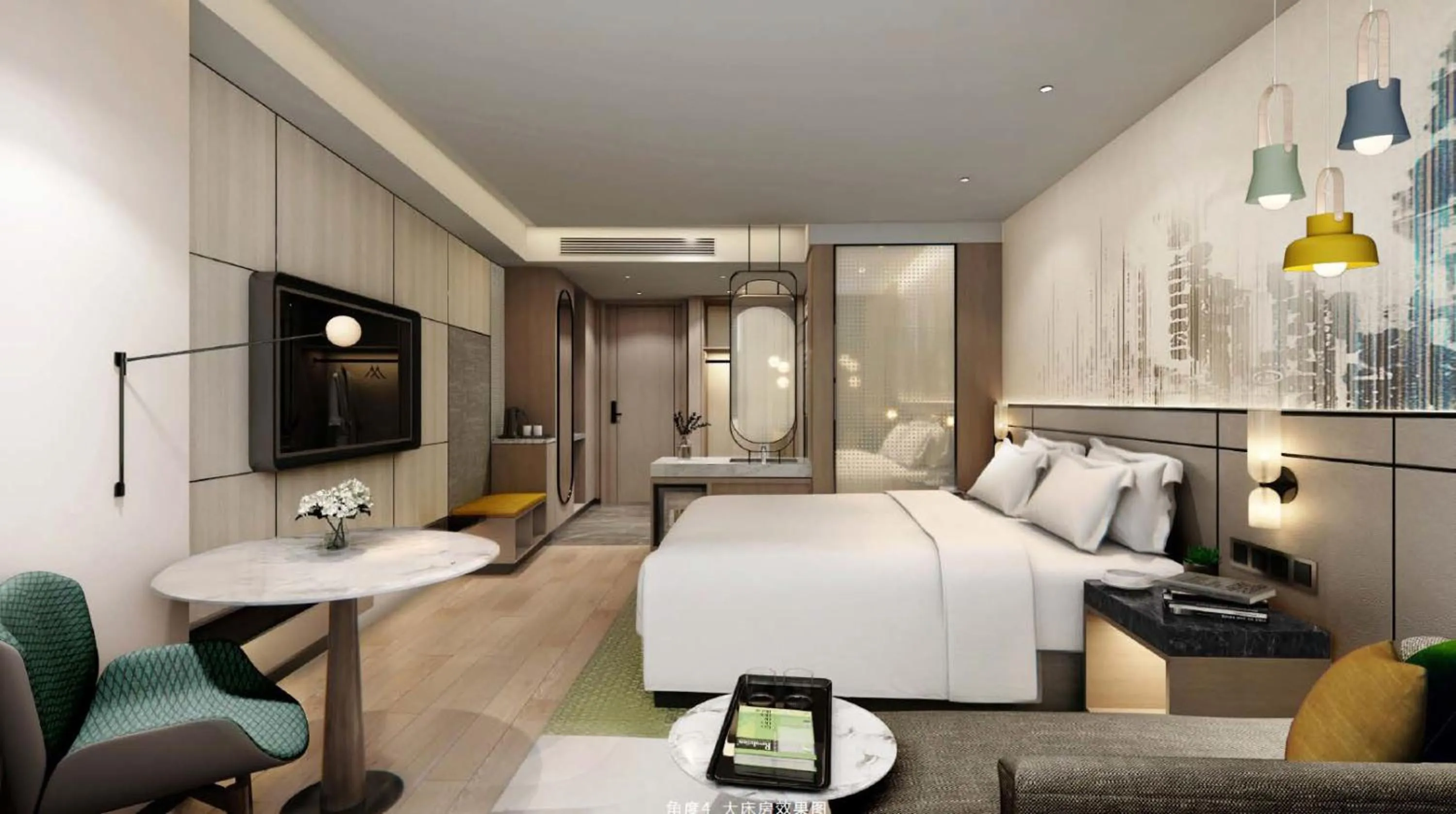 Photo of the whole room, Bed in Holiday Inn Shanghai Nanjing Road by IHG