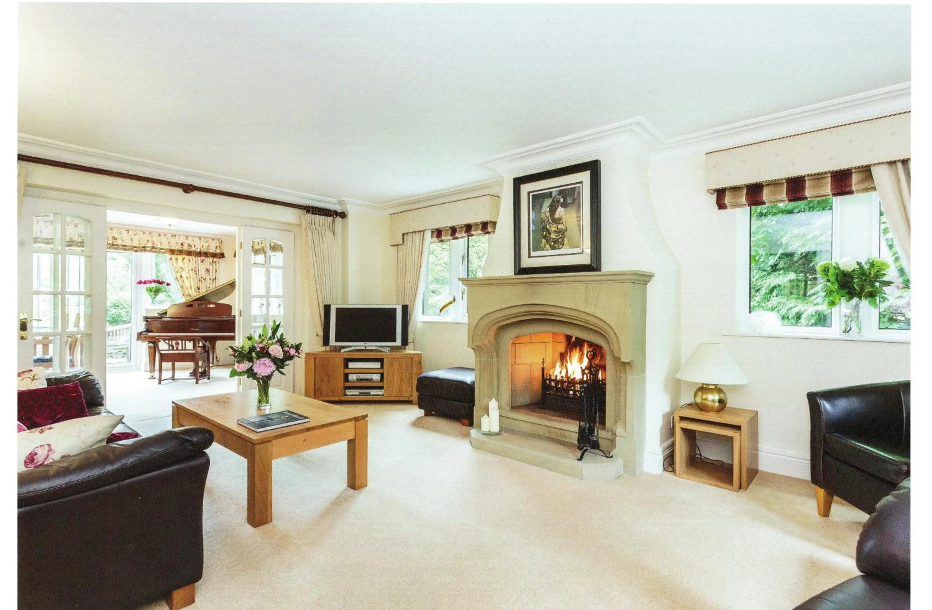Living room in Cleveliot House