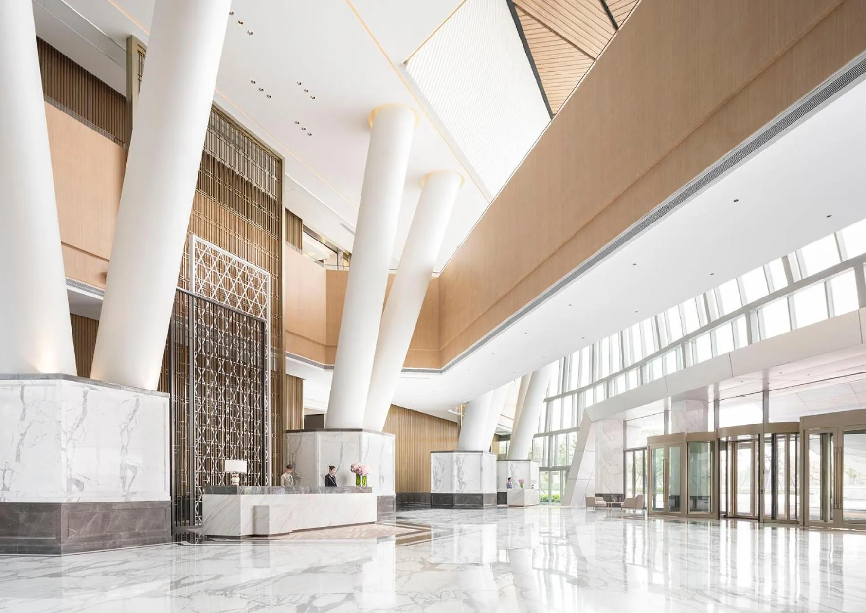 Lobby or reception in Langham Place Changsha
