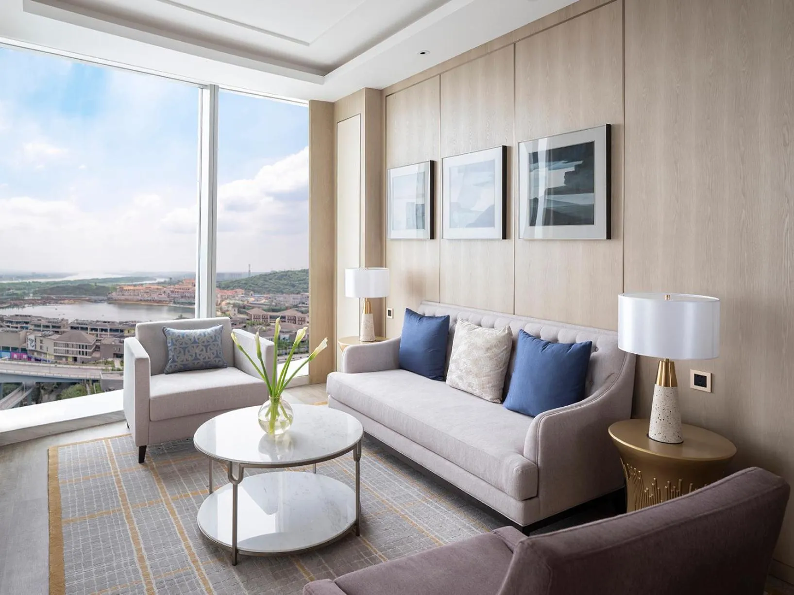 Living room in Langham Place Changsha