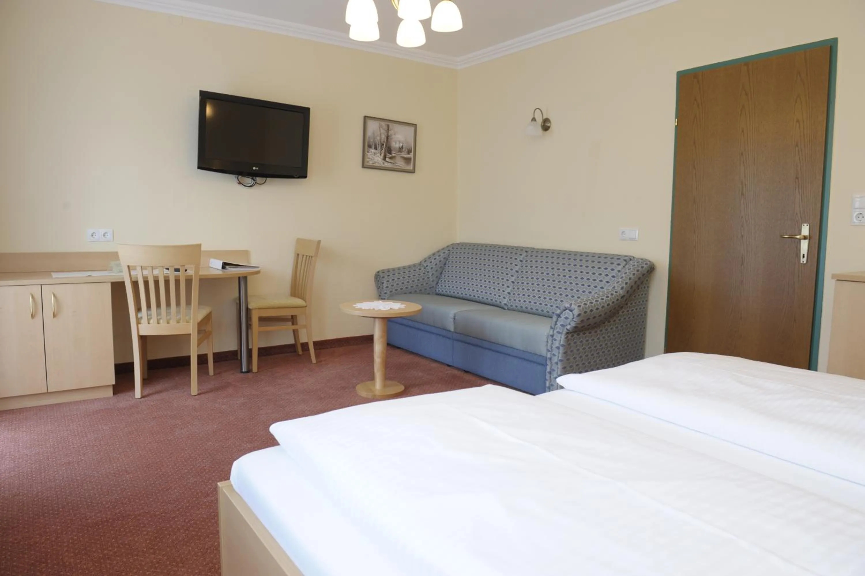 Bed in Landhotel Stofflerwirt