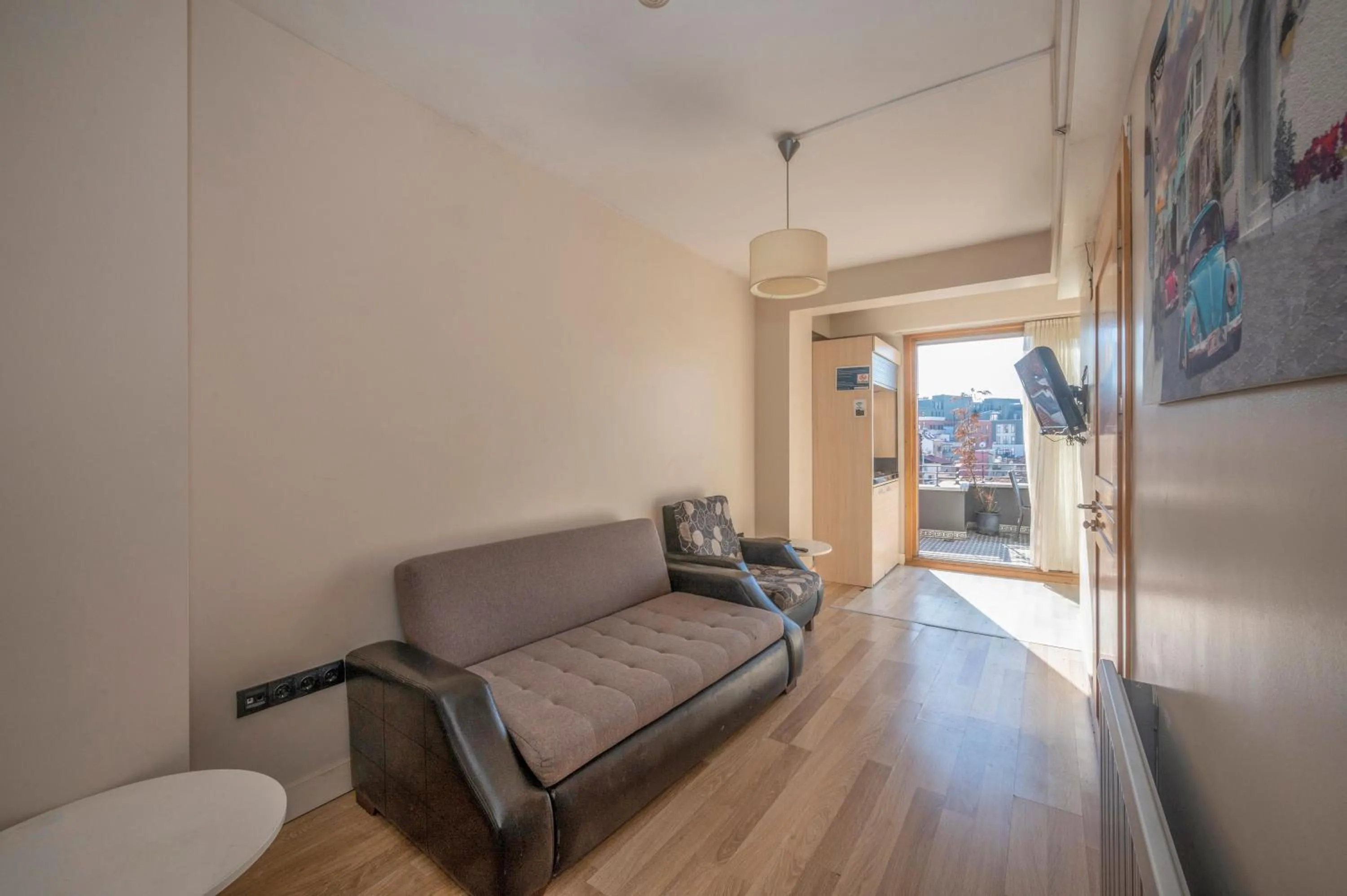 Seating area in T-Loft Residence