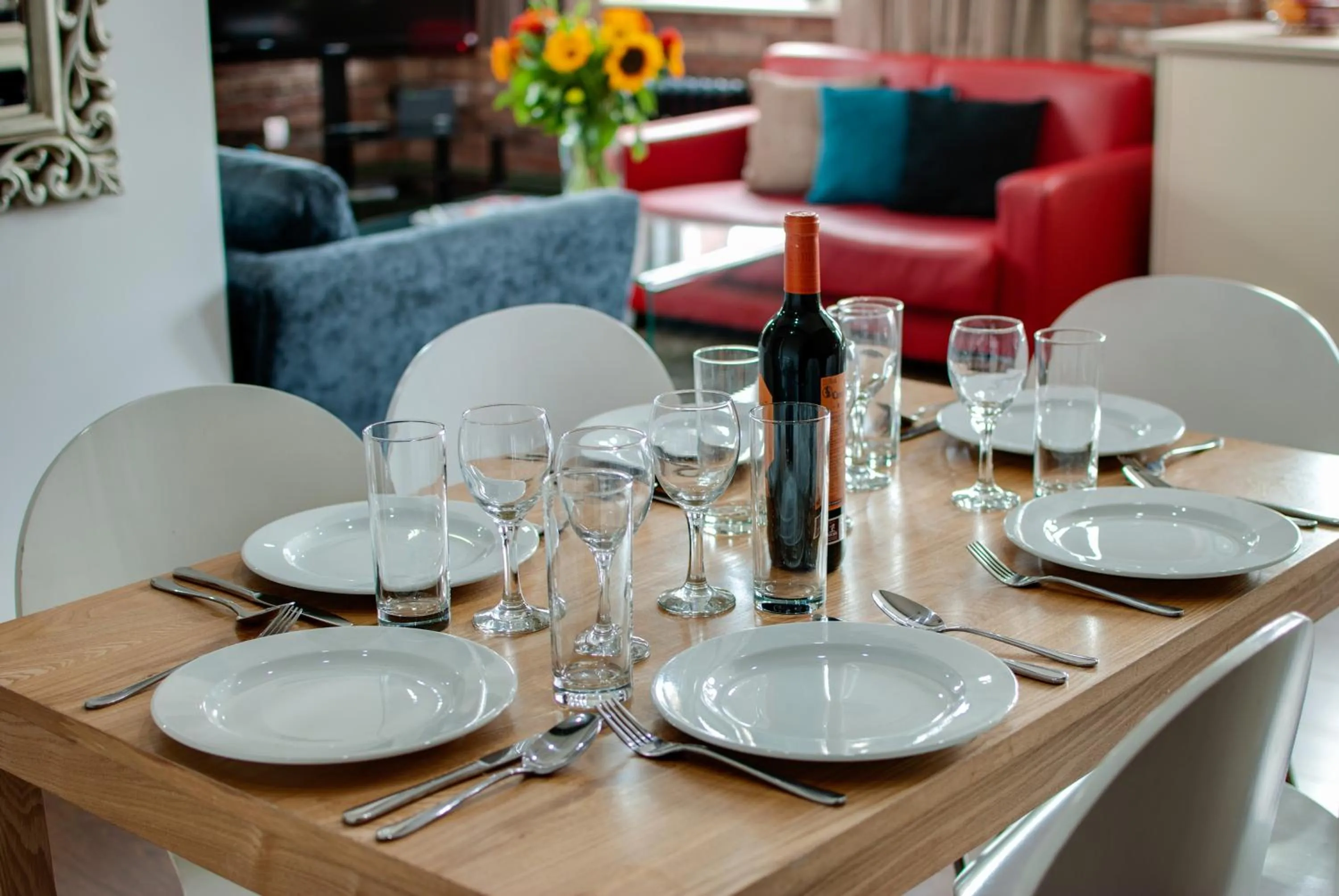 Living room in Base Serviced Apartments - Sir Thomas Street