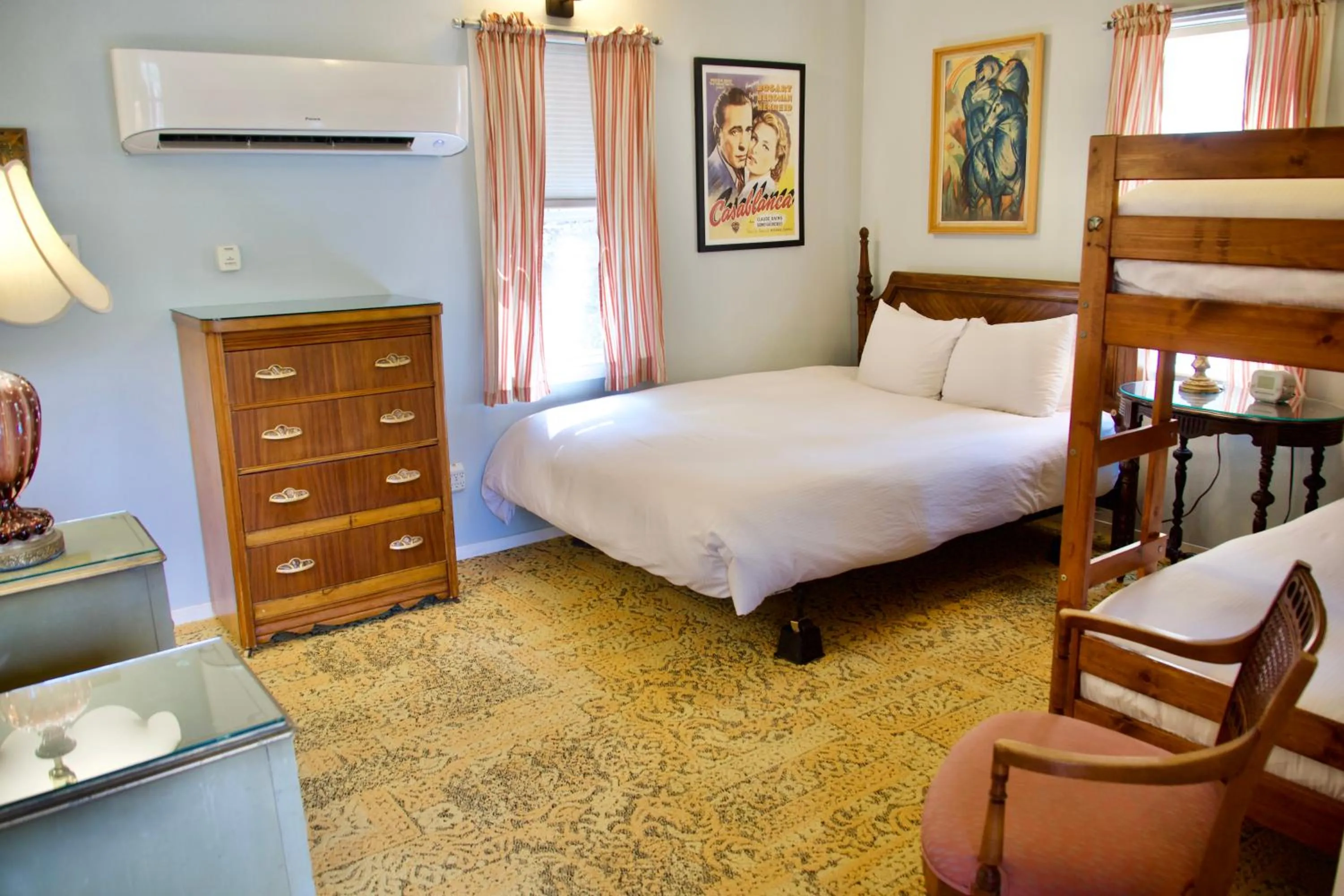 Bed in Yosemite Bug Rustic Mountain Resort