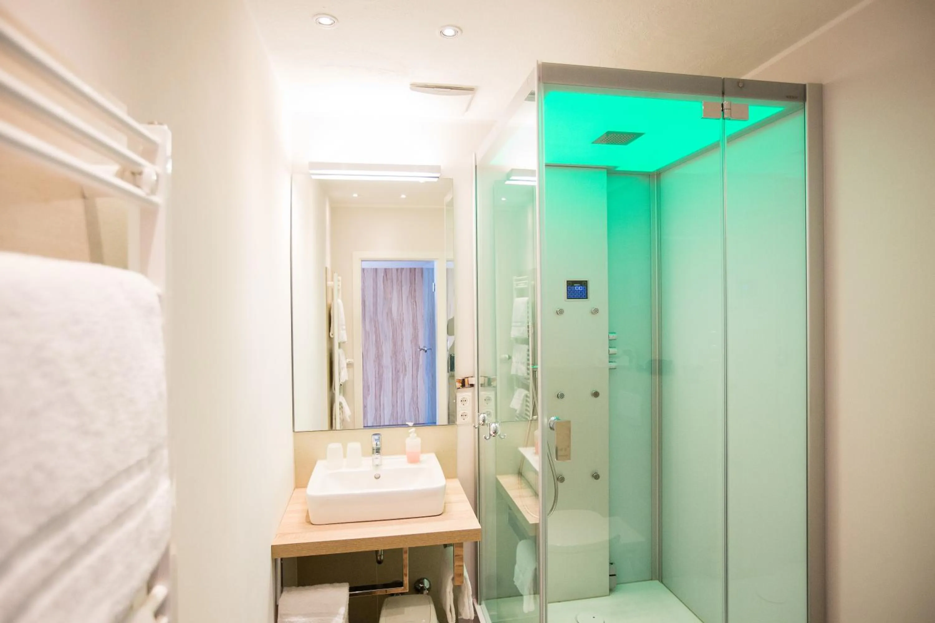 Shower in Hotel Roeb