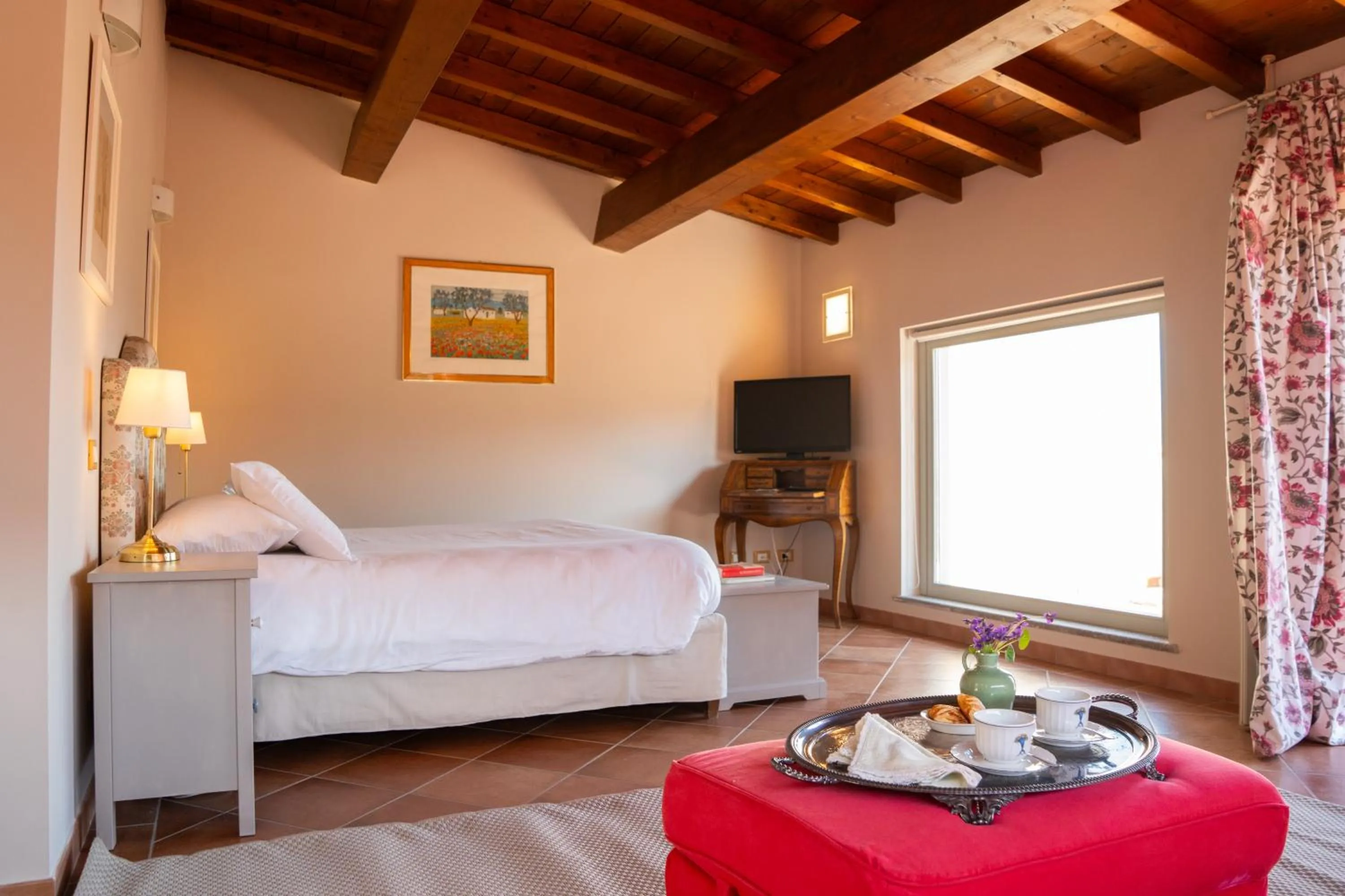 Bed in L'Olivo Country Resort & SPA