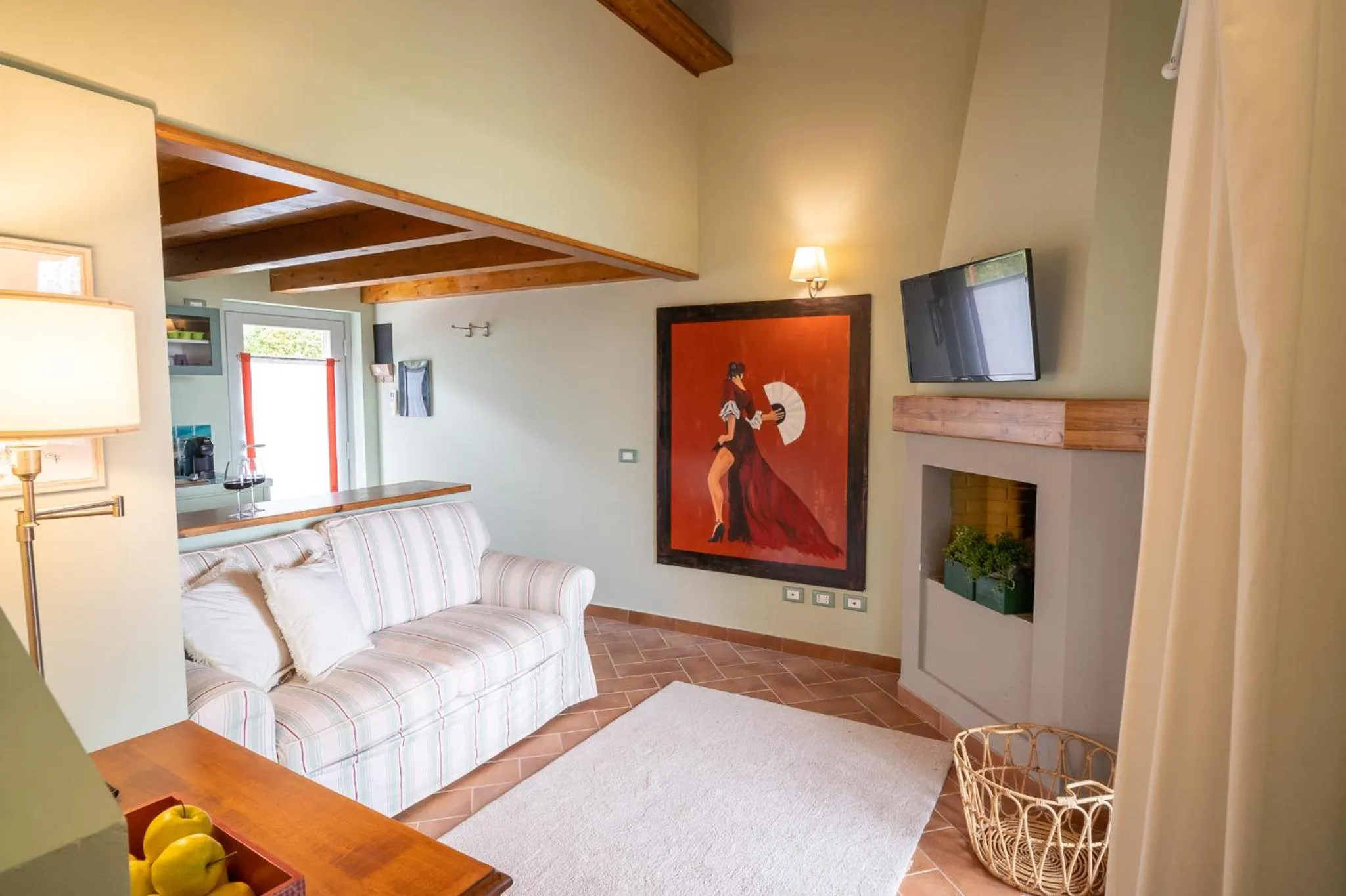 Living room, Bed in L'Olivo Country Resort & SPA