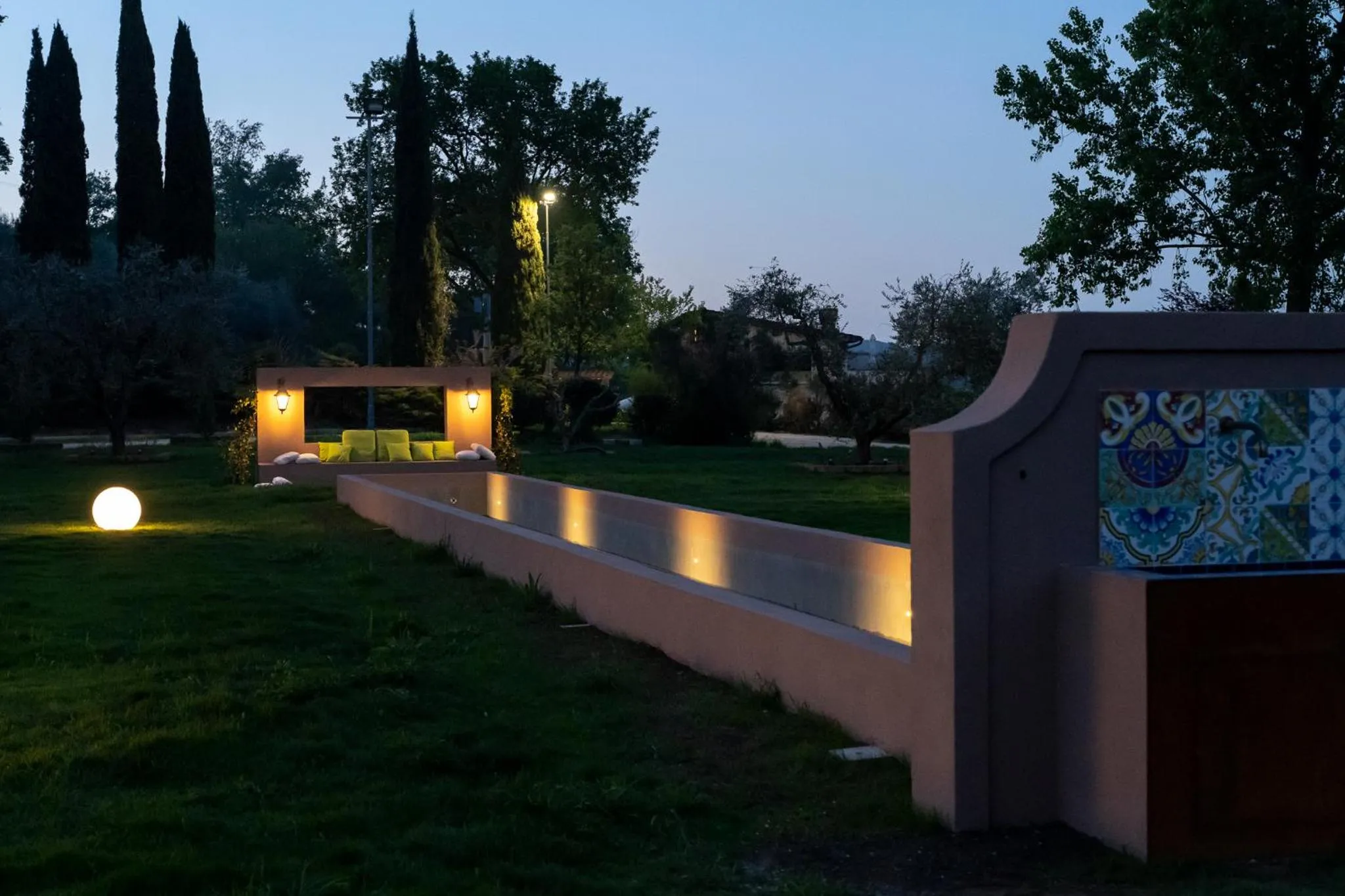 Garden view in L'Olivo Country Resort & SPA