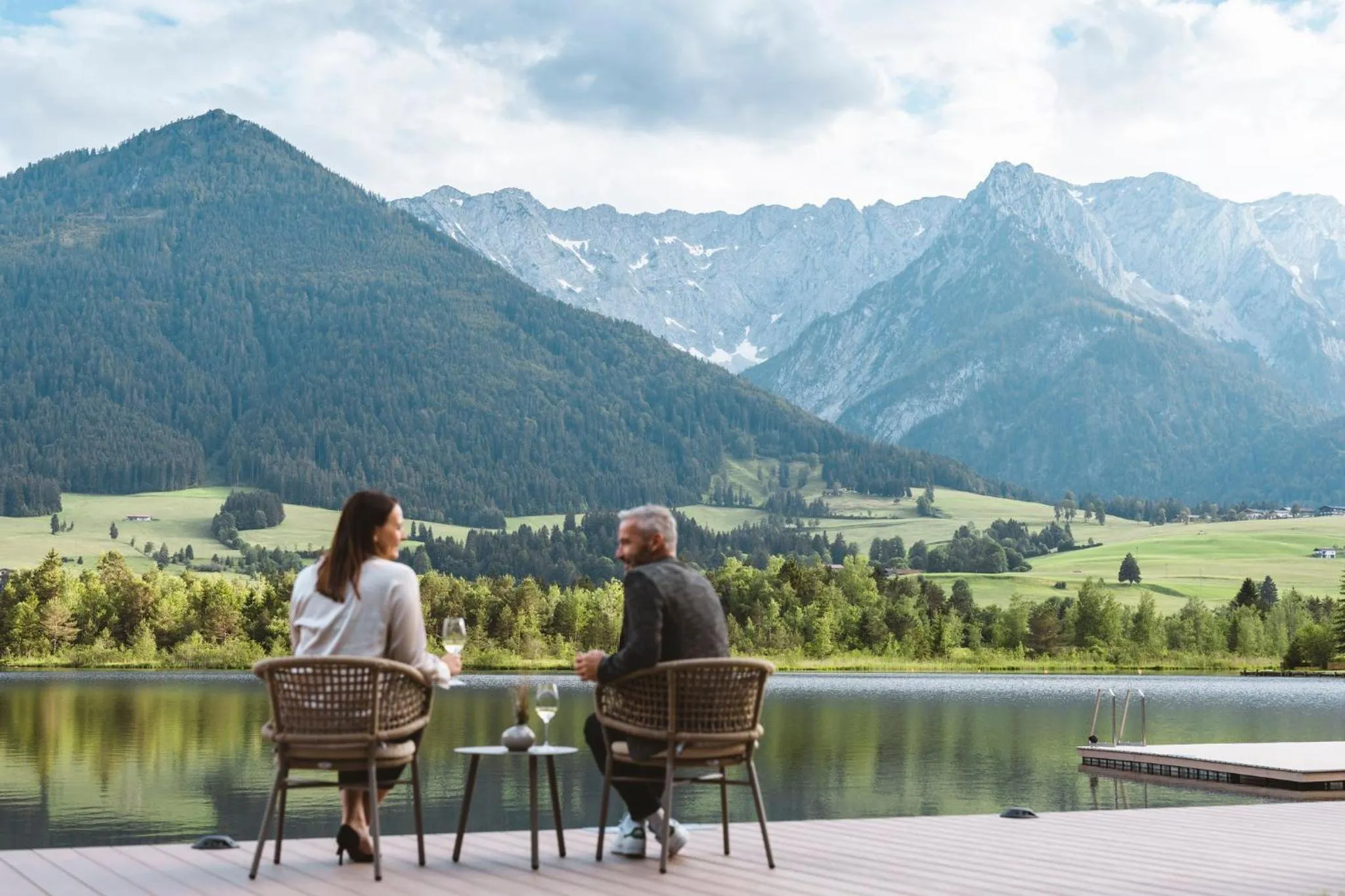 Property building in Das Walchsee Resort