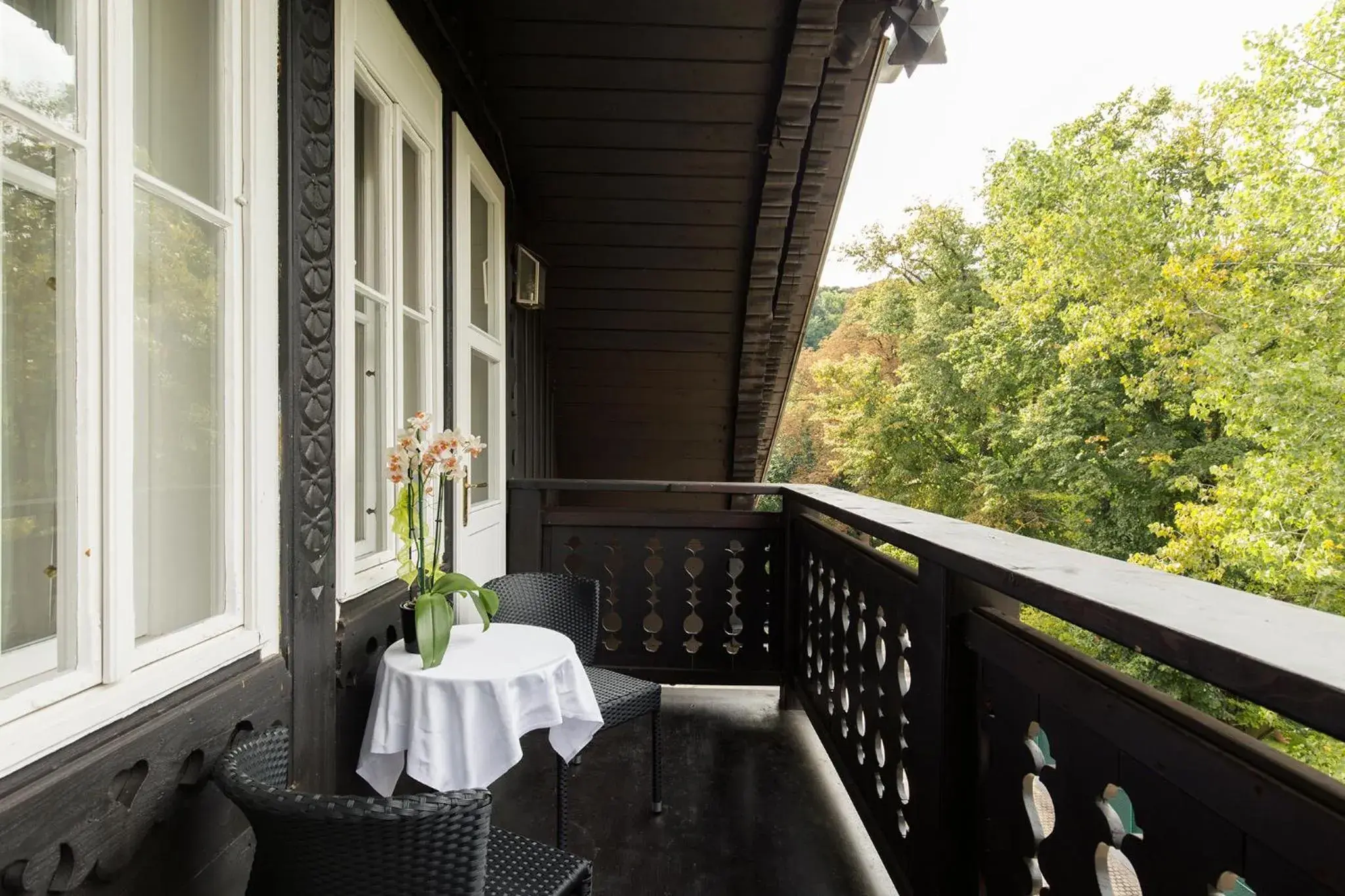 Double Room with Balcony in Hotel Sacher Baden Double Room with Balcony in Hotel Sacher Baden