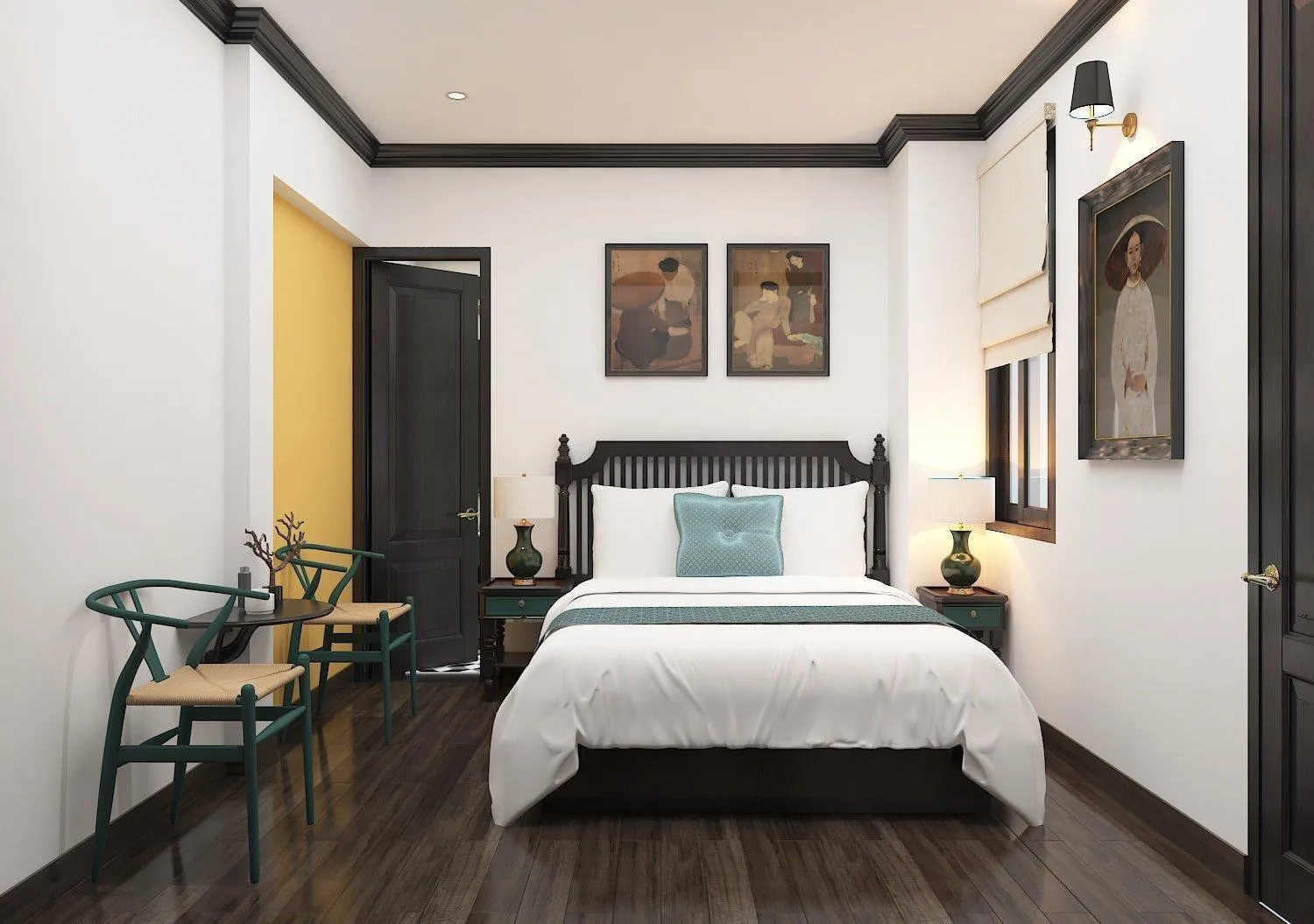 Bedroom, Bed in Nature Boutique Hotel - Nguyen Thi Nghia