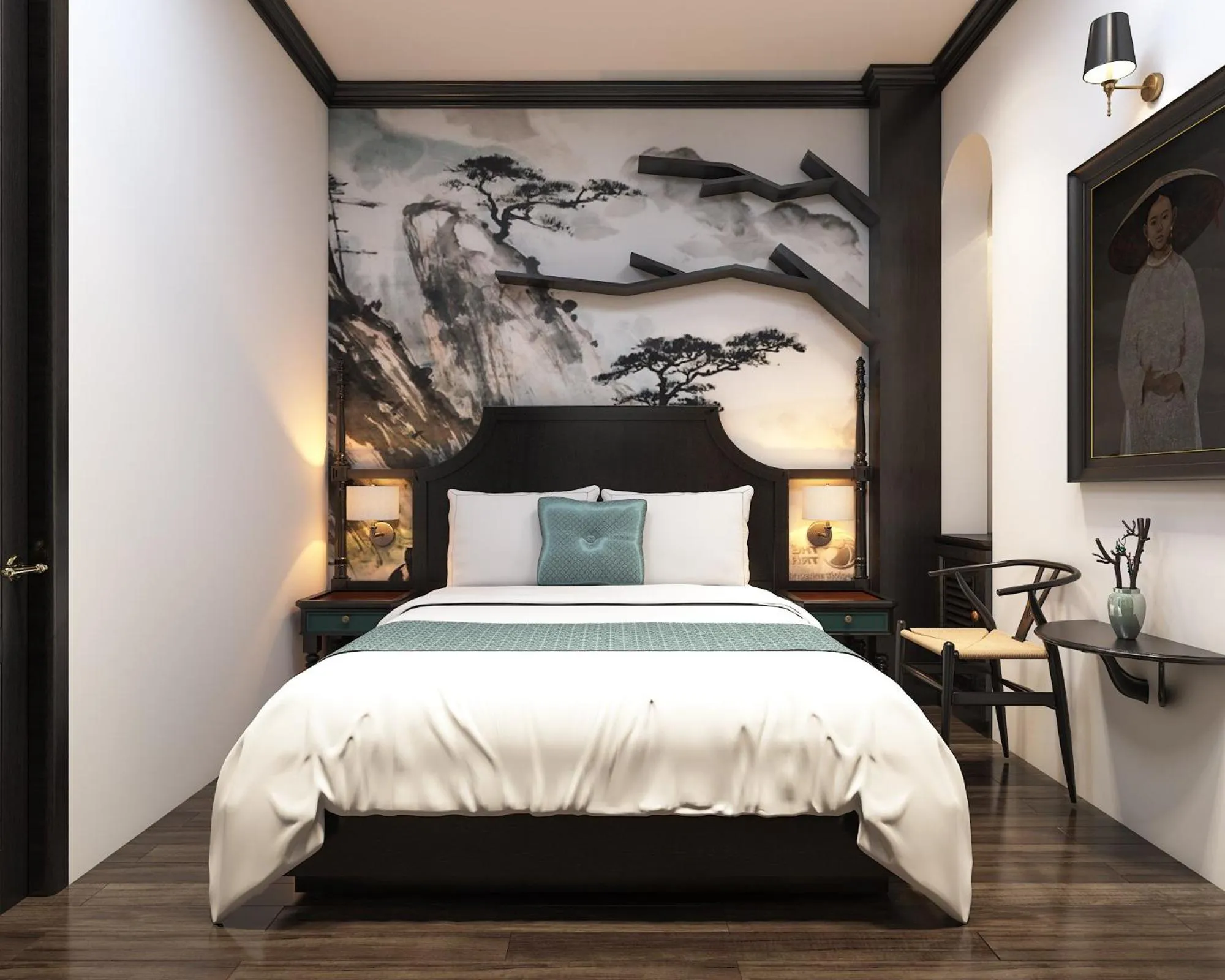 Bedroom, Bed in Nature Boutique Hotel - Nguyen Thi Nghia