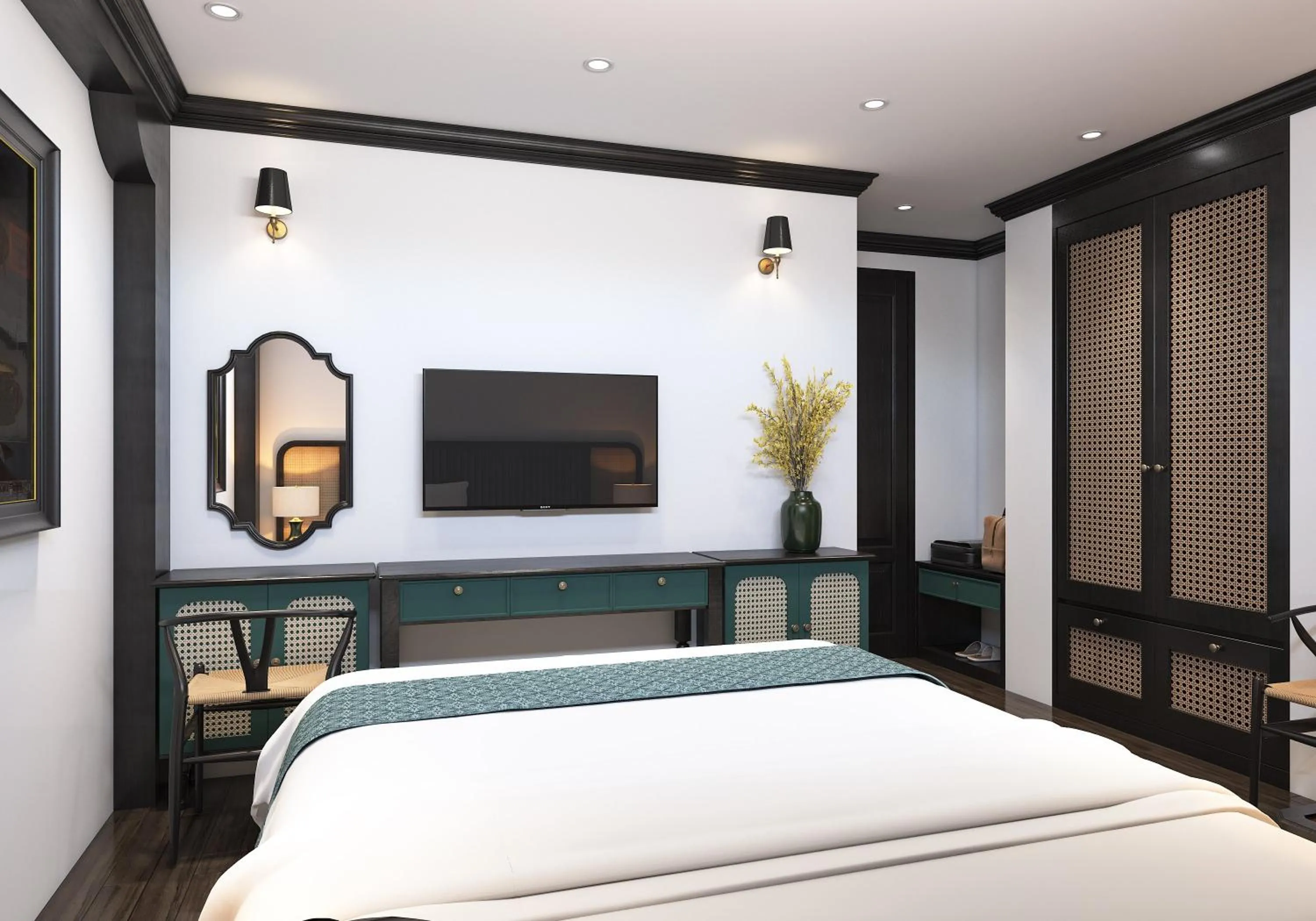 Bedroom, Bed in Nature Boutique Hotel - Nguyen Thi Nghia