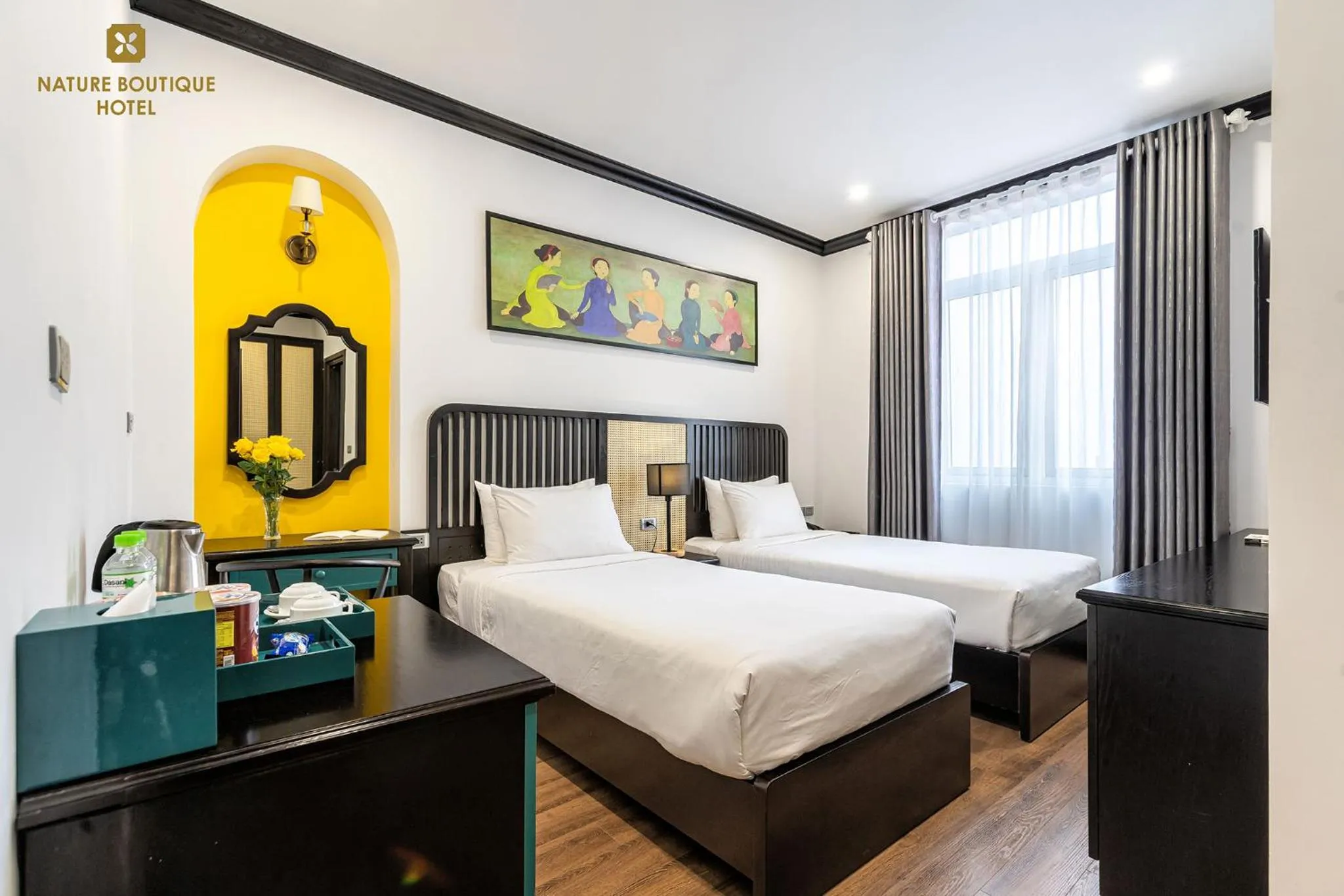 Photo of the whole room, Bed in Nature Boutique Hotel - Nguyen Thi Nghia