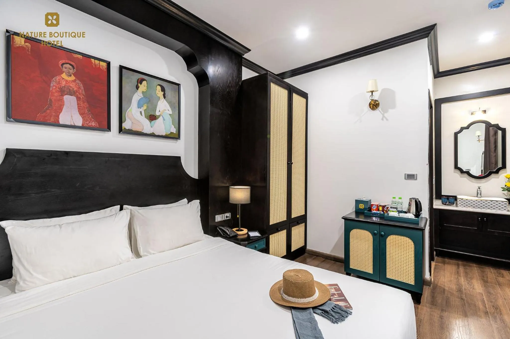 Photo of the whole room, Bed in Nature Boutique Hotel - Nguyen Thi Nghia