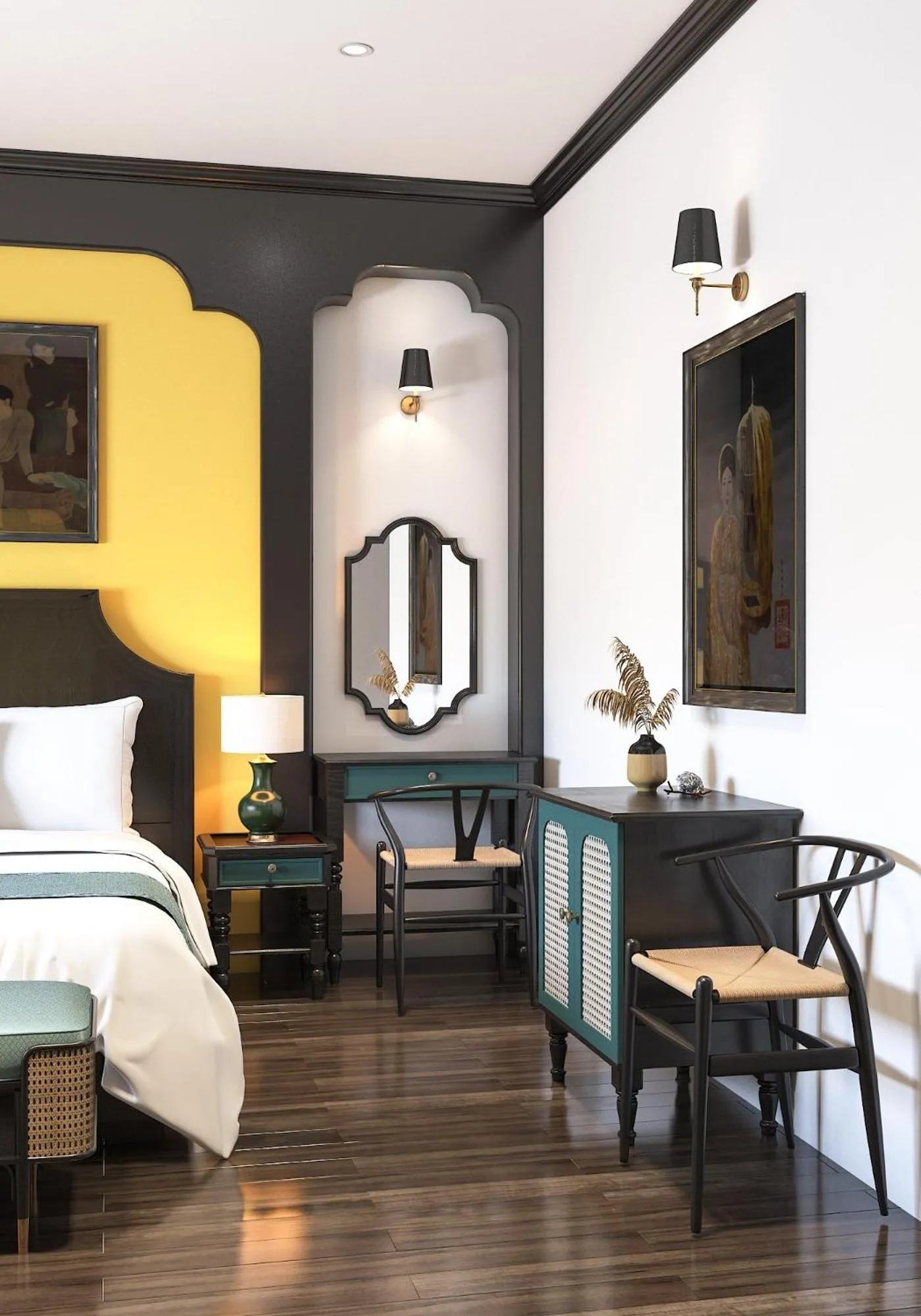 Bathroom, Bed in Nature Boutique Hotel - Nguyen Thi Nghia