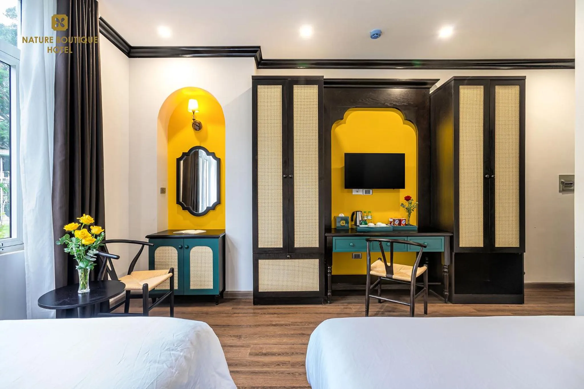 Photo of the whole room, Bed in Nature Boutique Hotel - Nguyen Thi Nghia