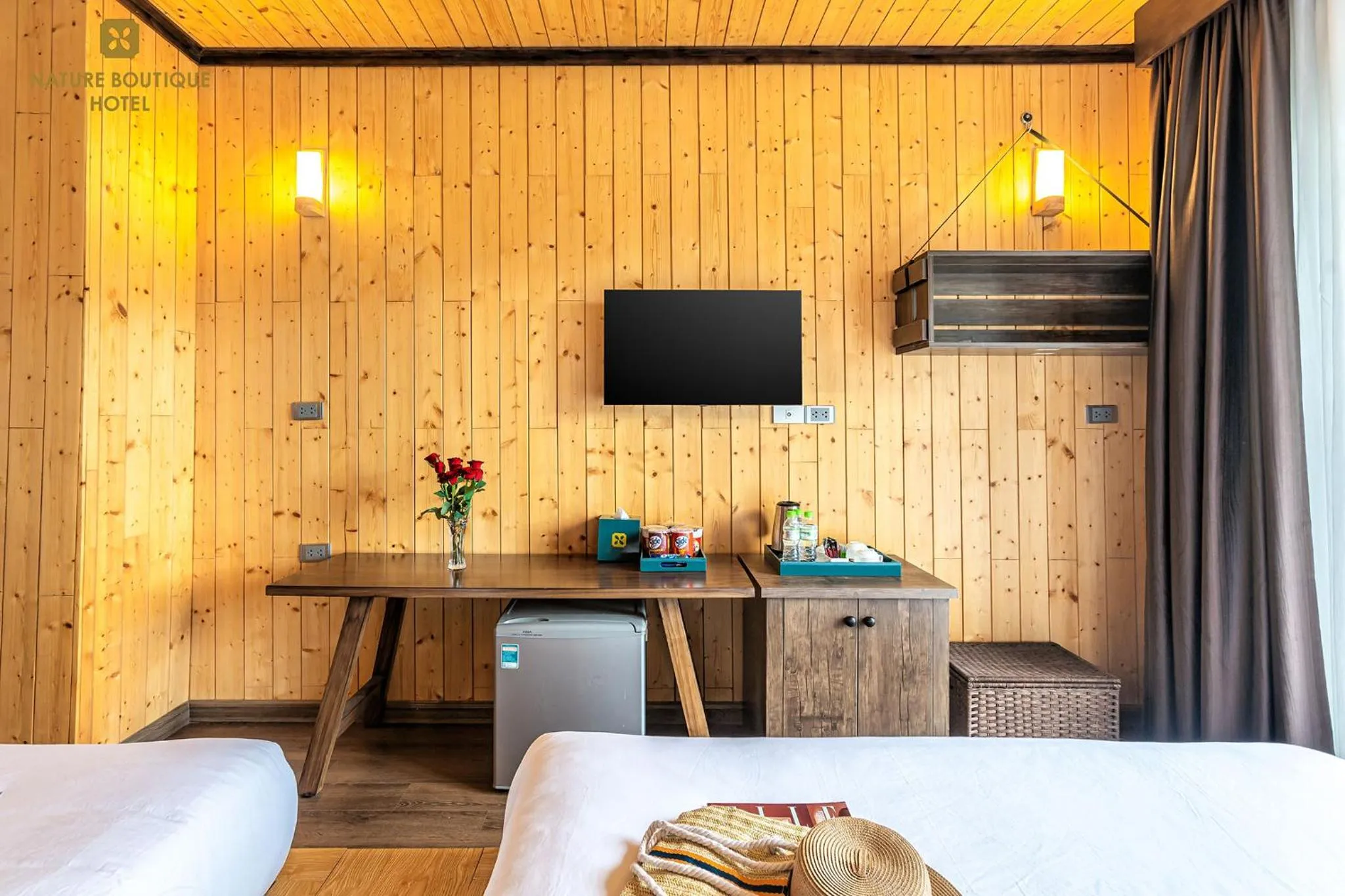 Photo of the whole room, Bed in Nature Boutique Hotel - Nguyen Thi Nghia