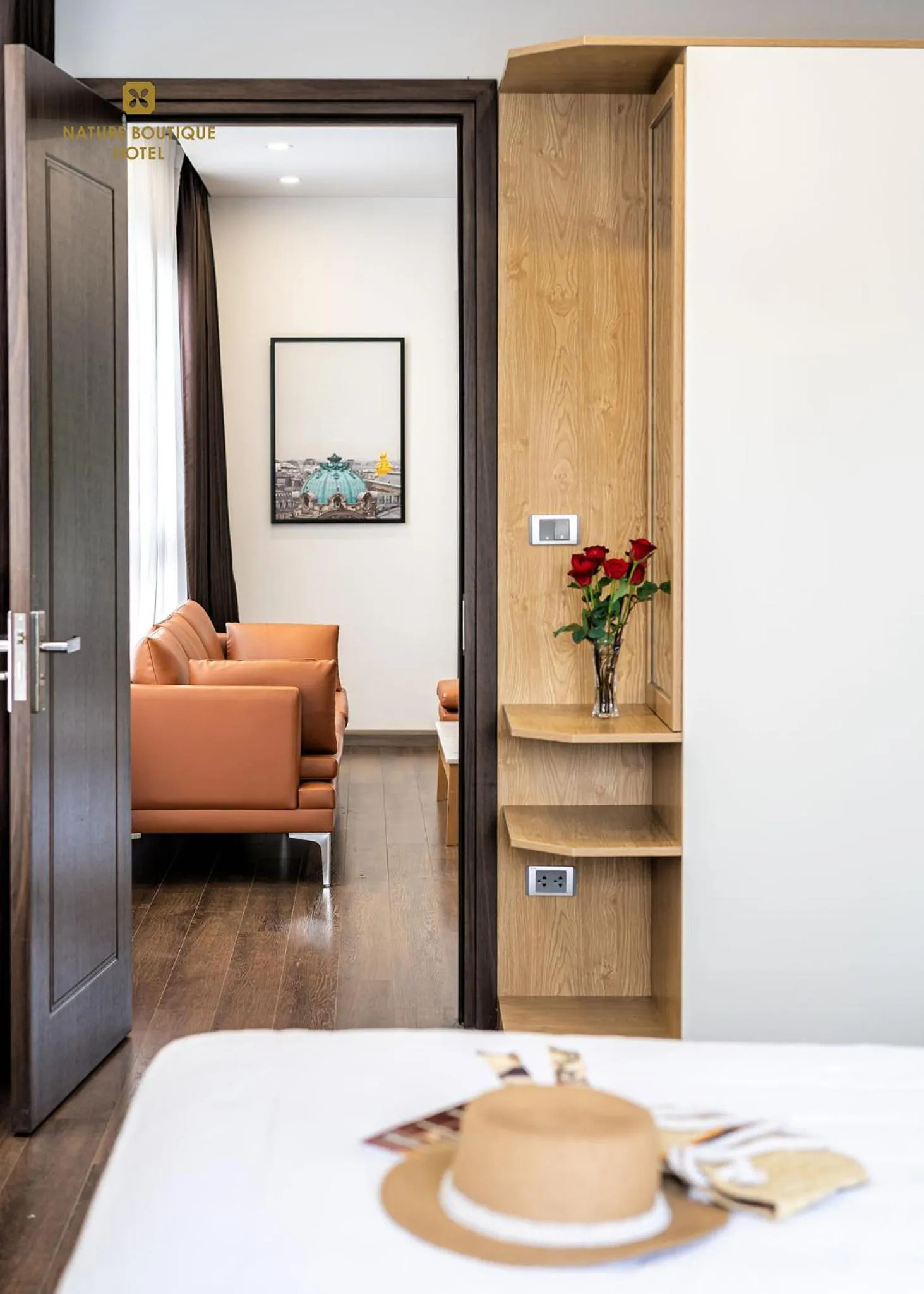 Living room, Bed in Nature Boutique Hotel - Nguyen Thi Nghia