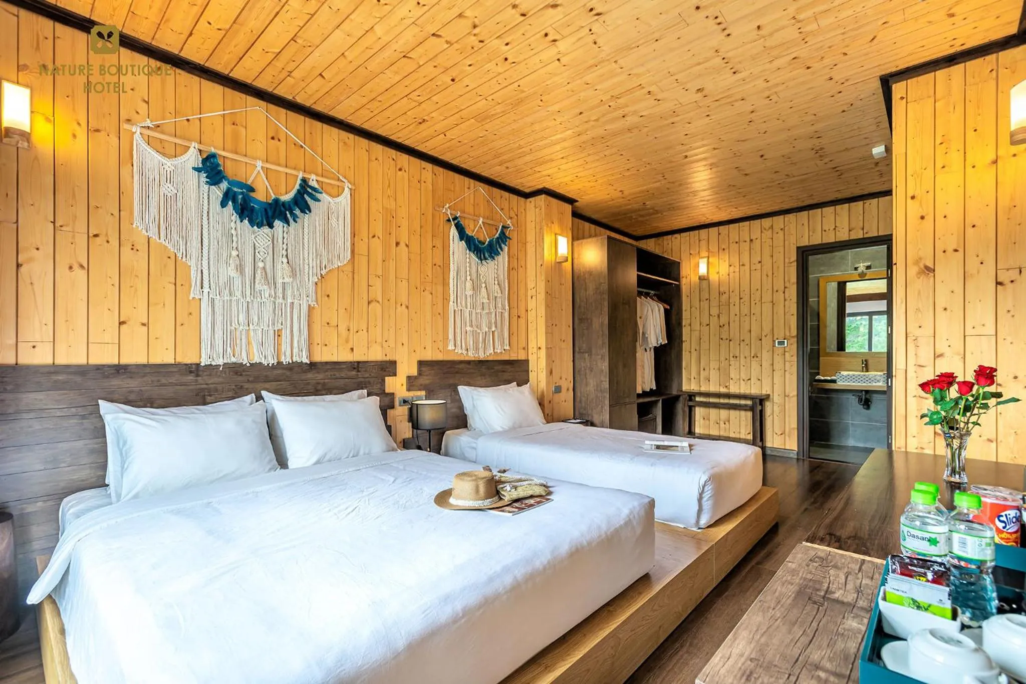 Photo of the whole room, Bed in Nature Boutique Hotel - Nguyen Thi Nghia