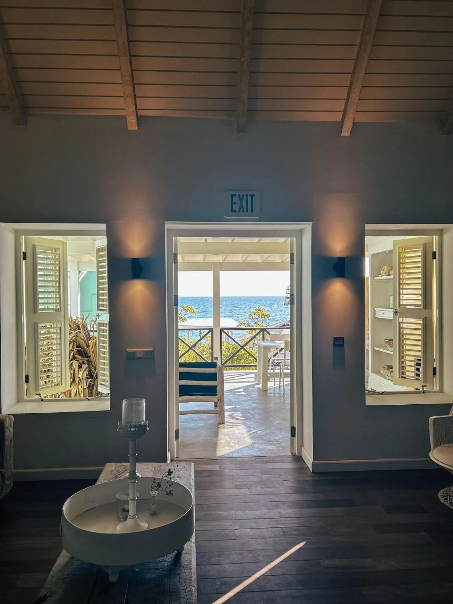 View (from property/room) in BijBlauw