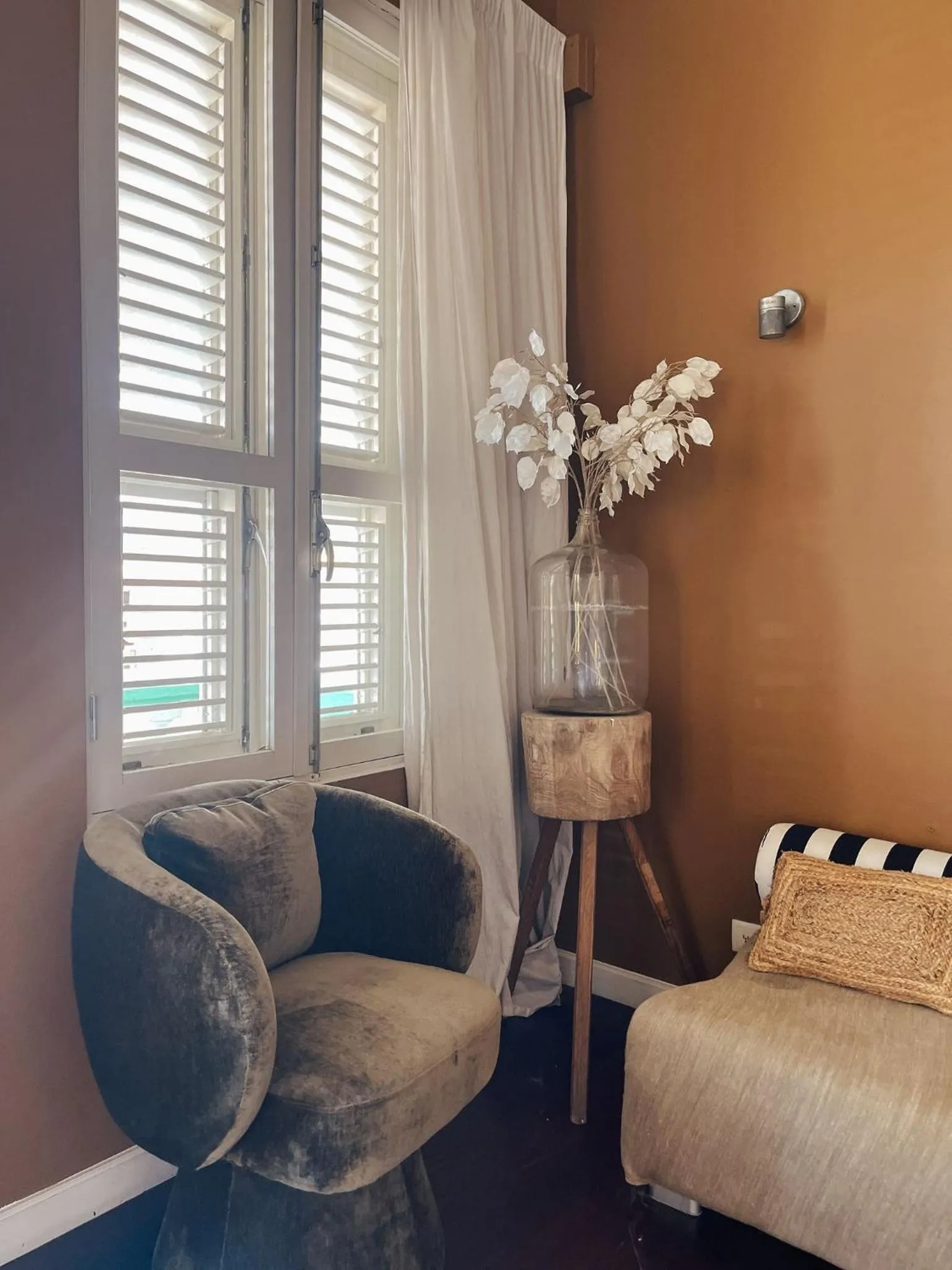 Seating area in BijBlauw