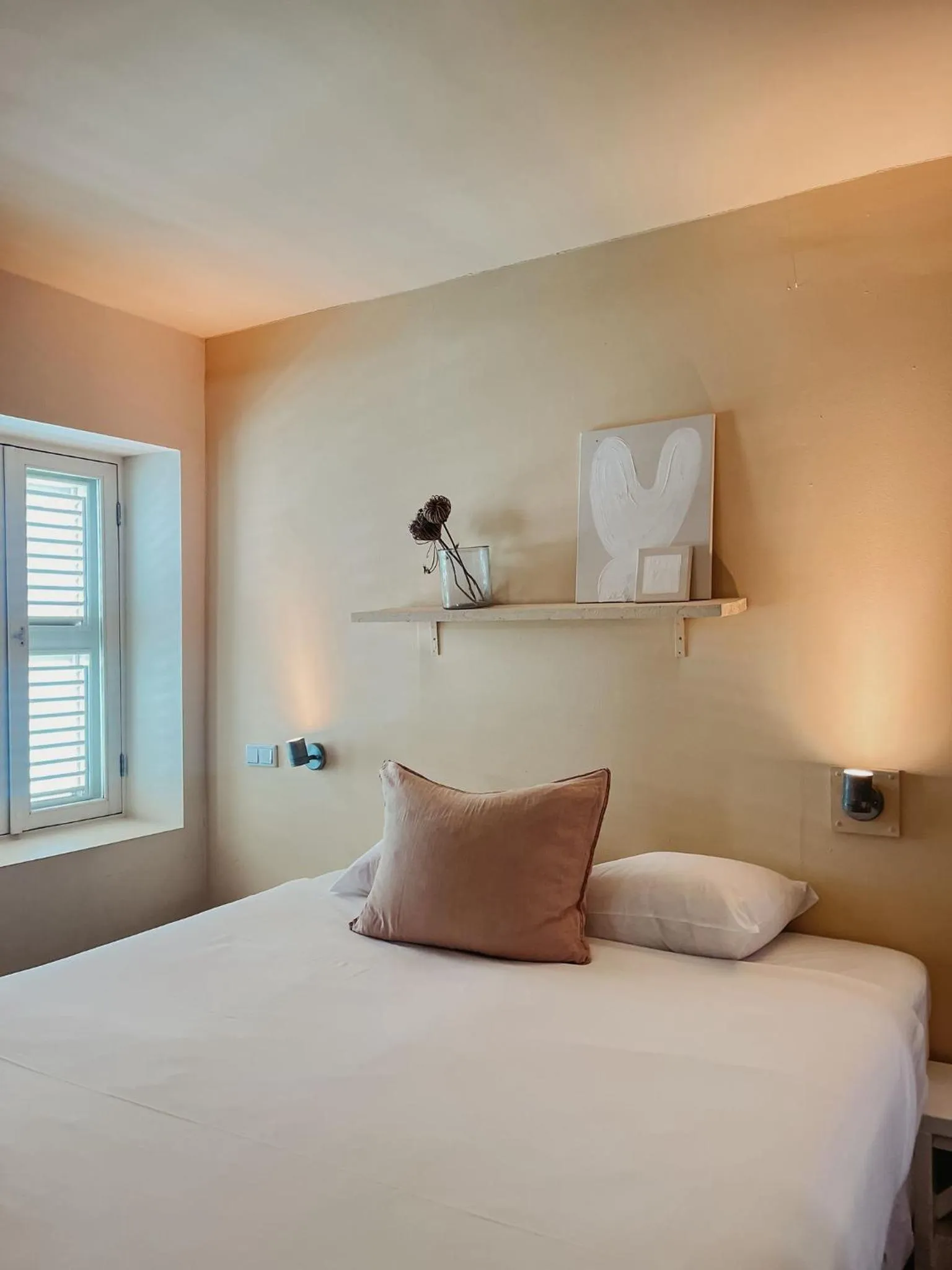 Bedroom, Bed in BijBlauw