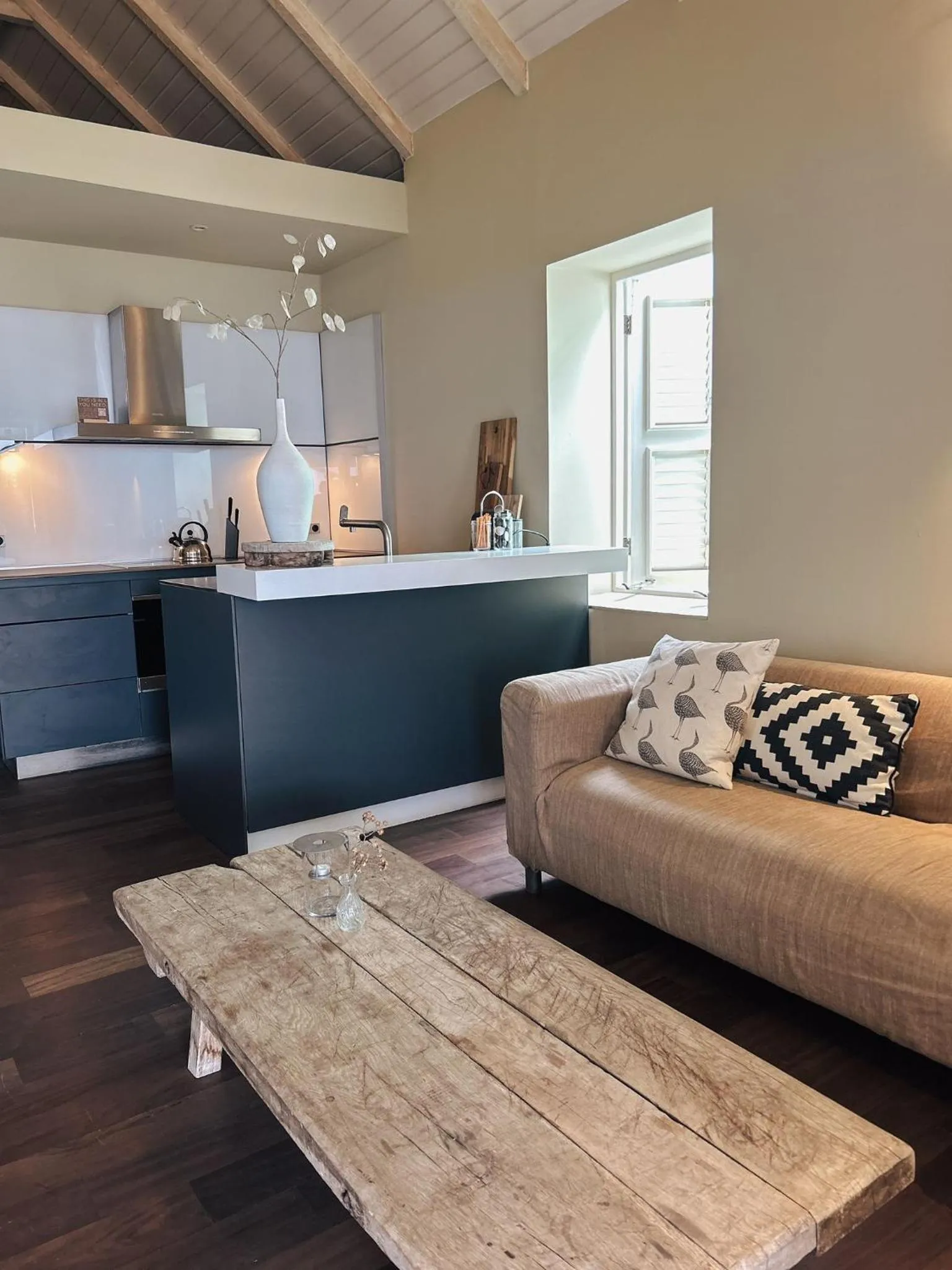 Seating area in BijBlauw