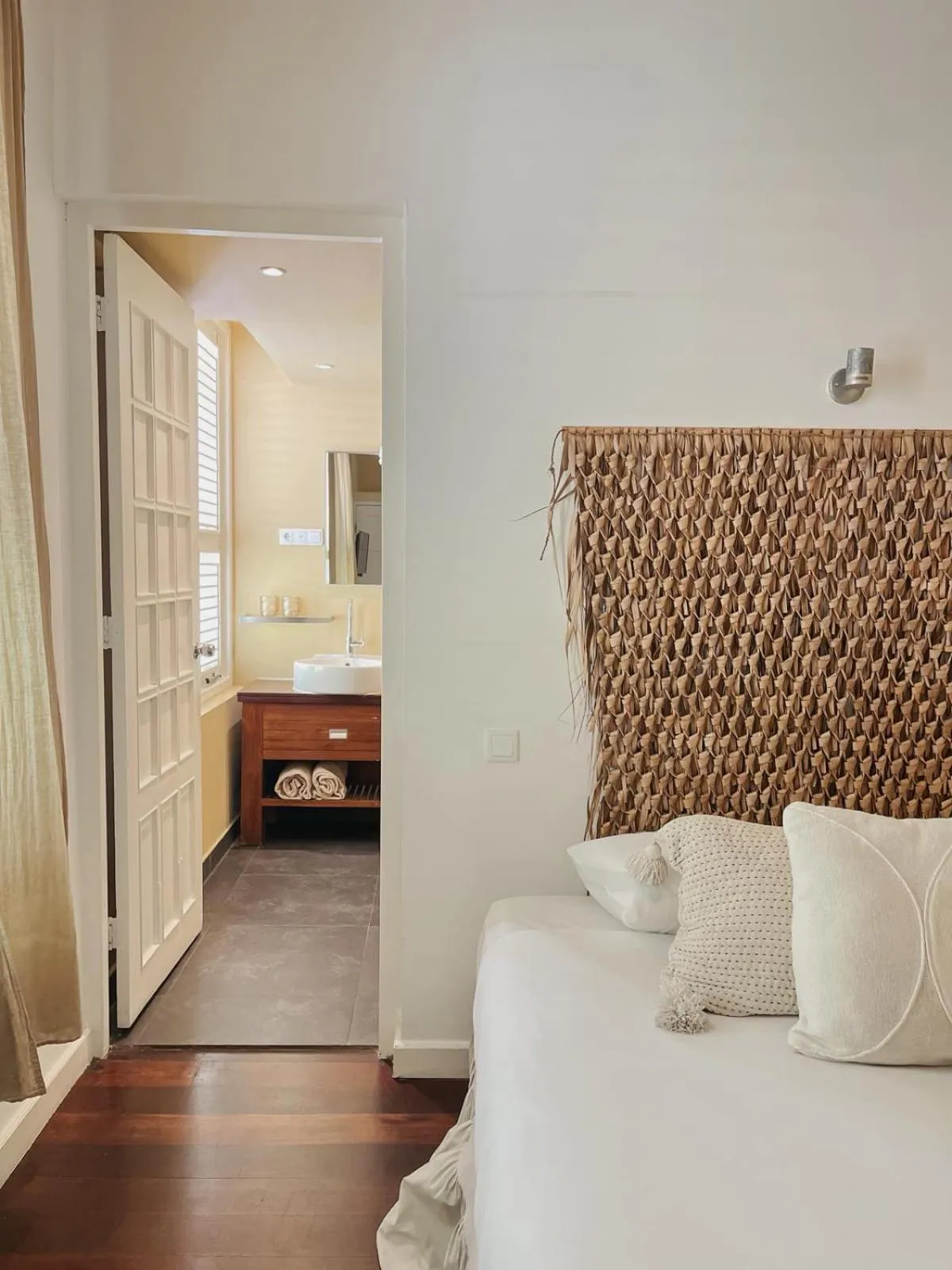 Bedroom, Bed in BijBlauw