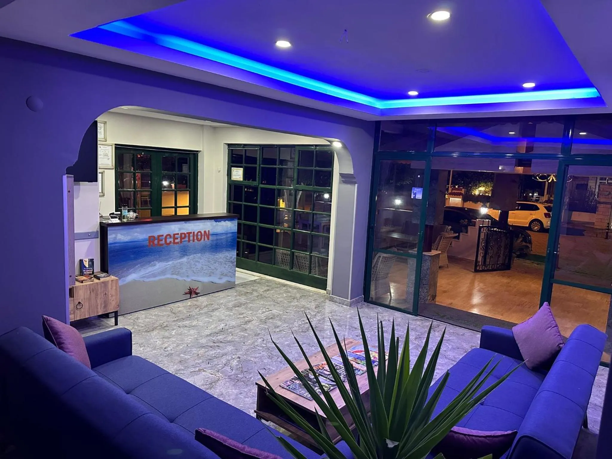 Seating area in Kutberk Hotel Kemer