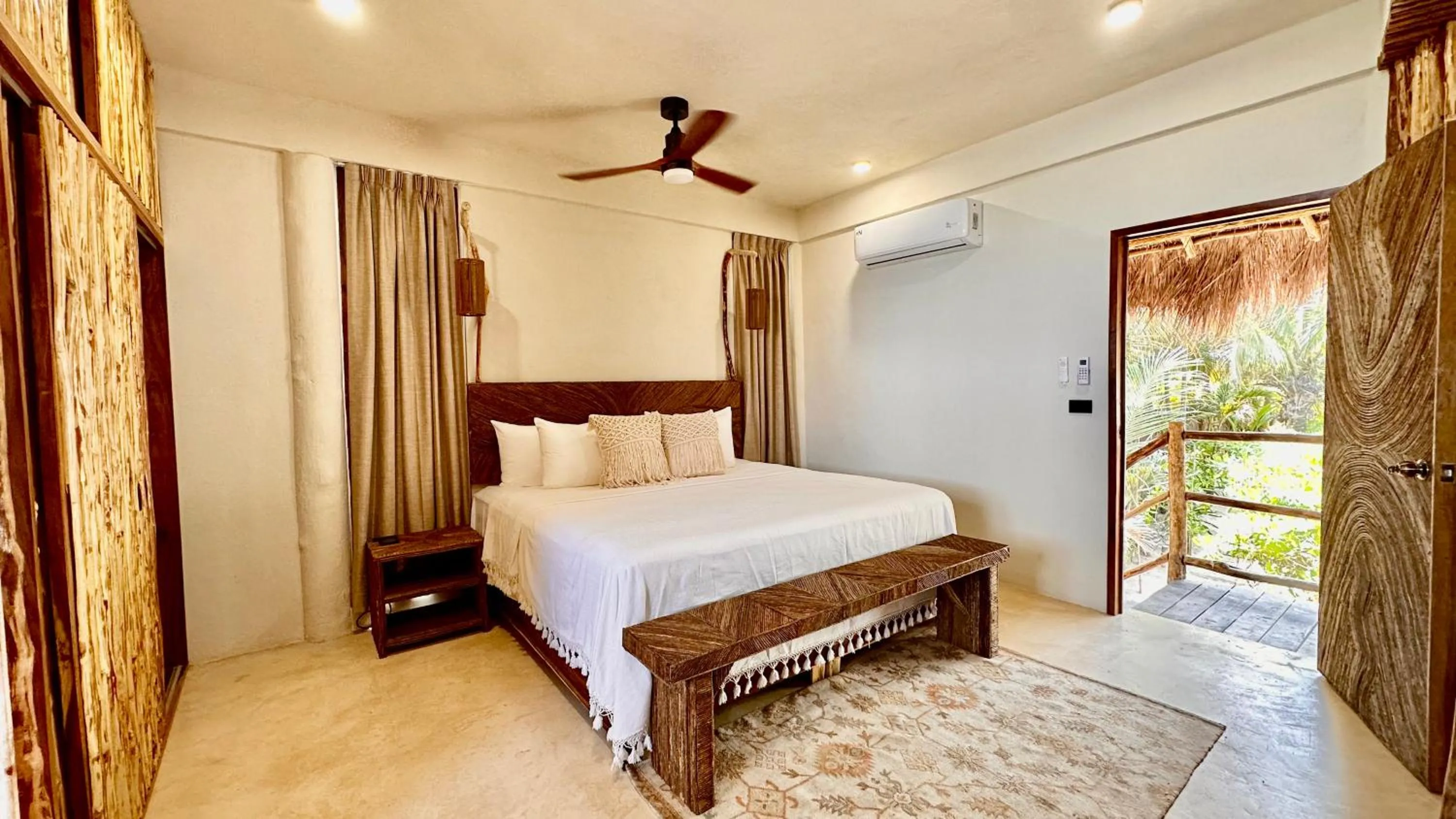 Photo of the whole room, Bed in Orchid House Tulum Beach