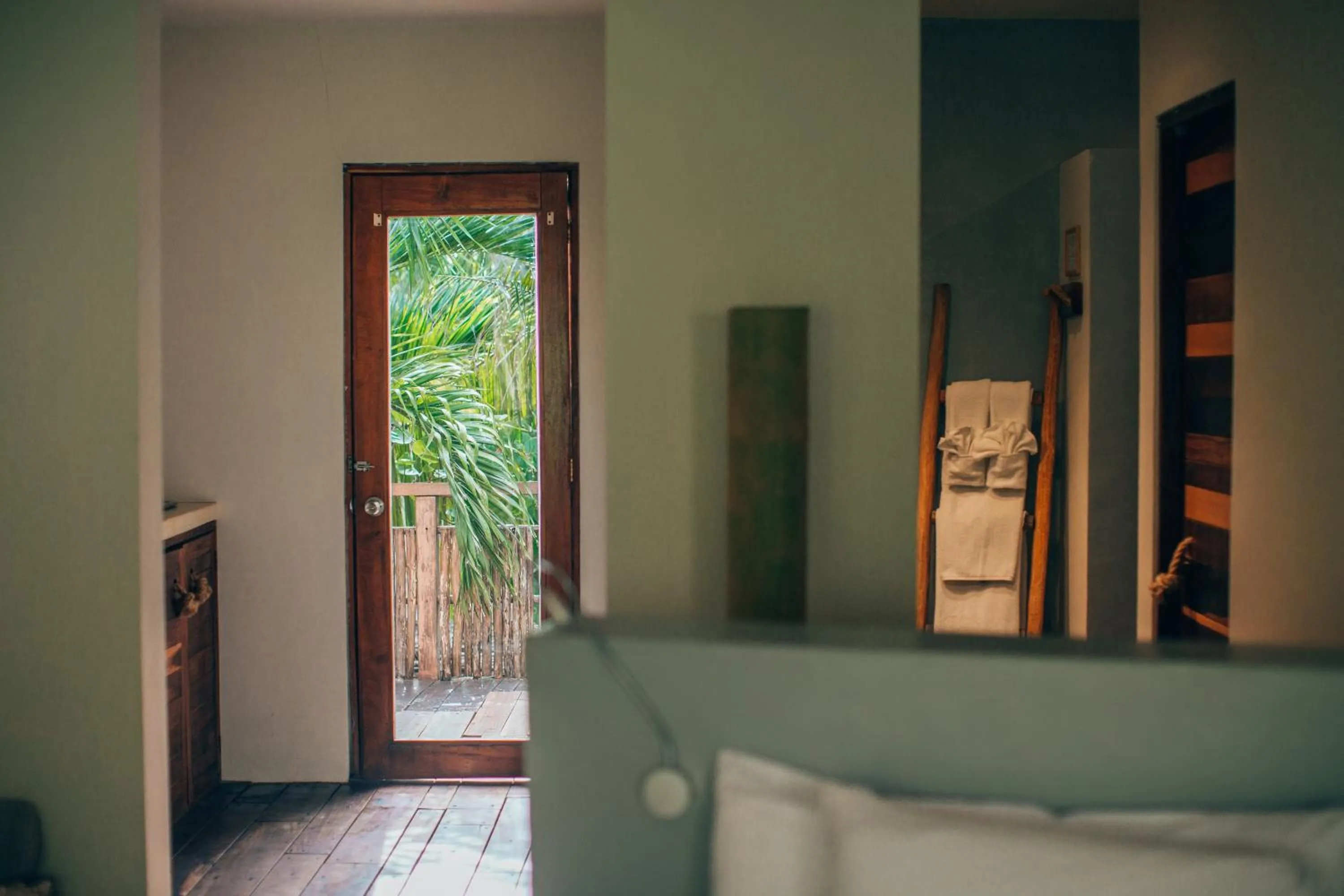 Bedroom, Bed in Orchid House Tulum Beach