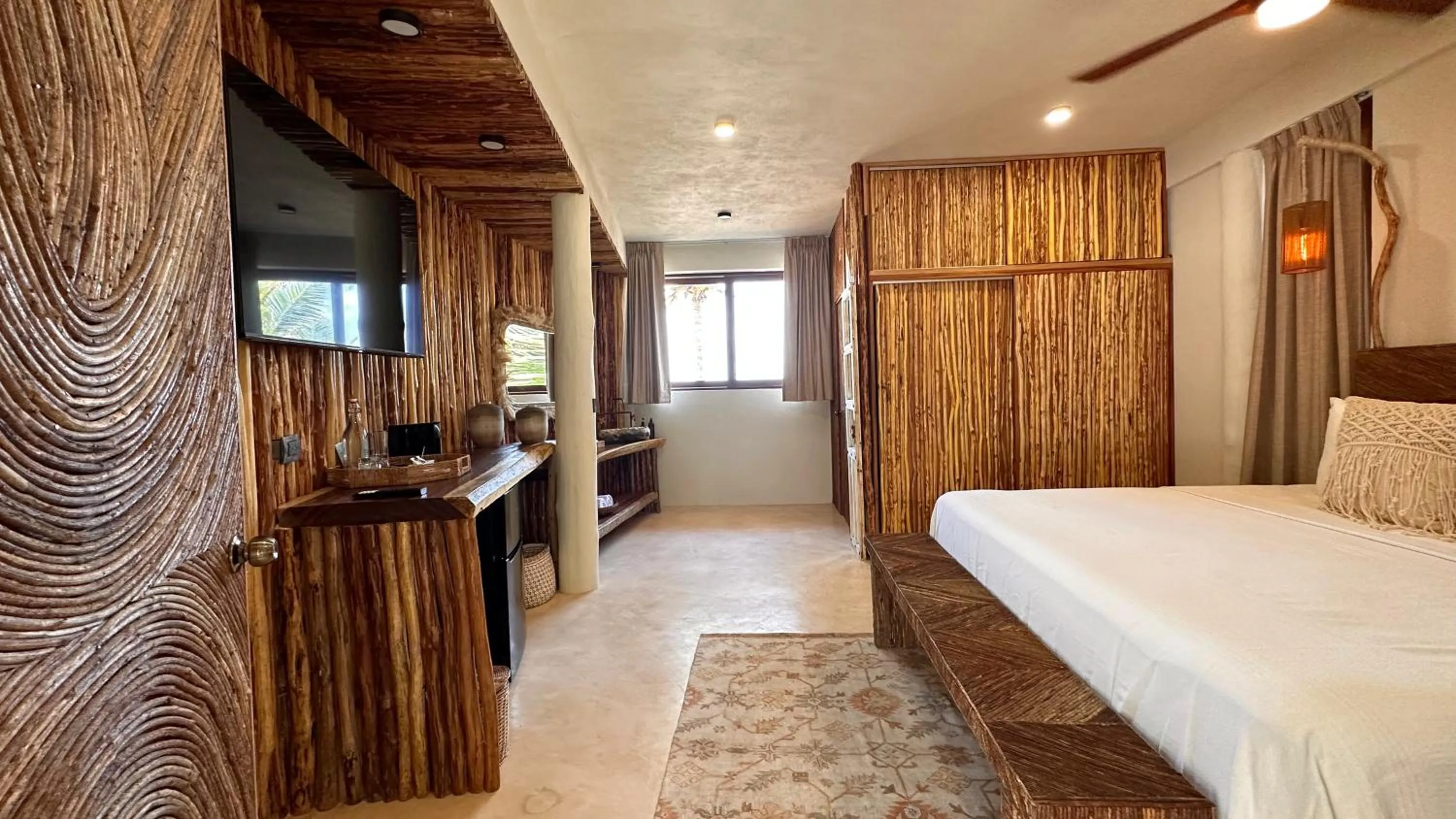 Photo of the whole room, Bed in Orchid House Tulum Beach