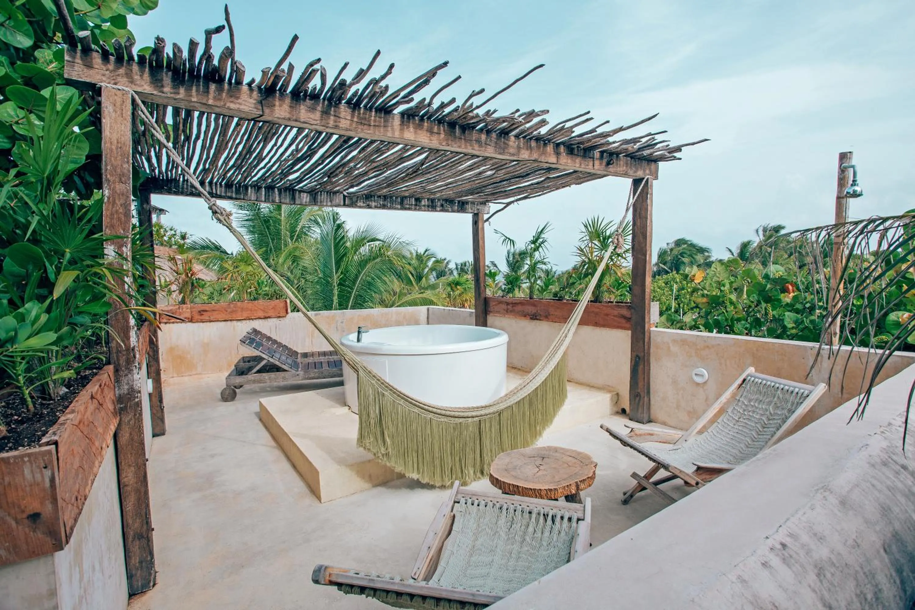 Balcony/Terrace in Orchid House Tulum Beach